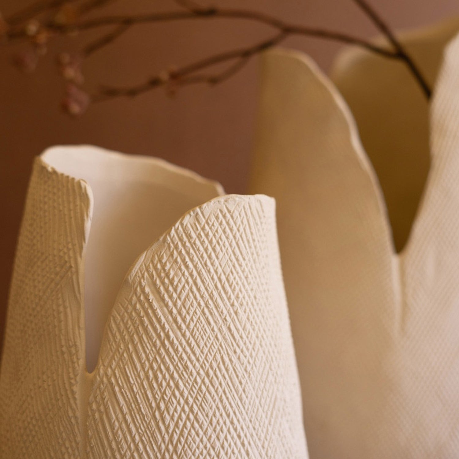 Textured Bloom Flower Vase