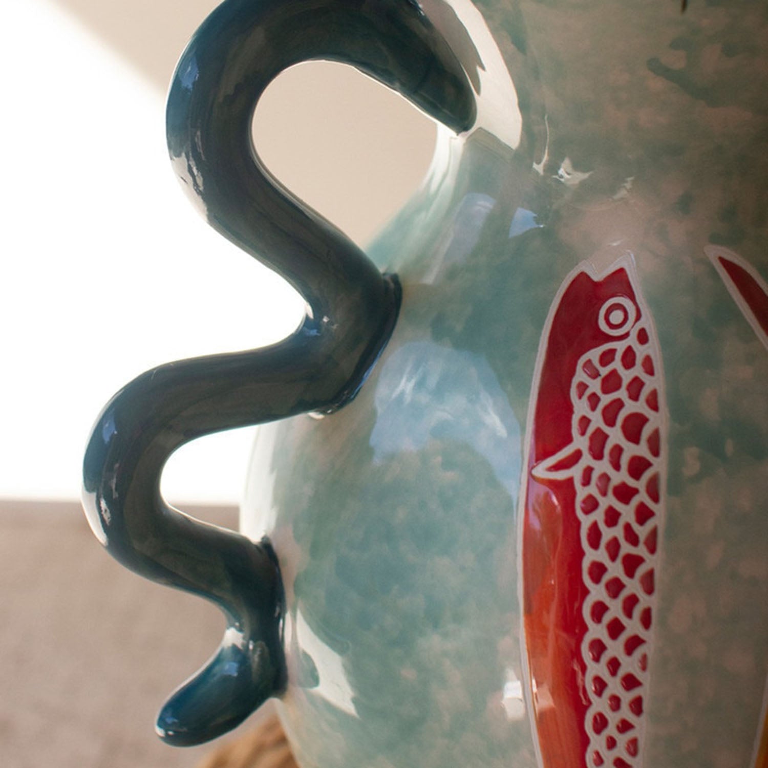 Colorful Fish Vase