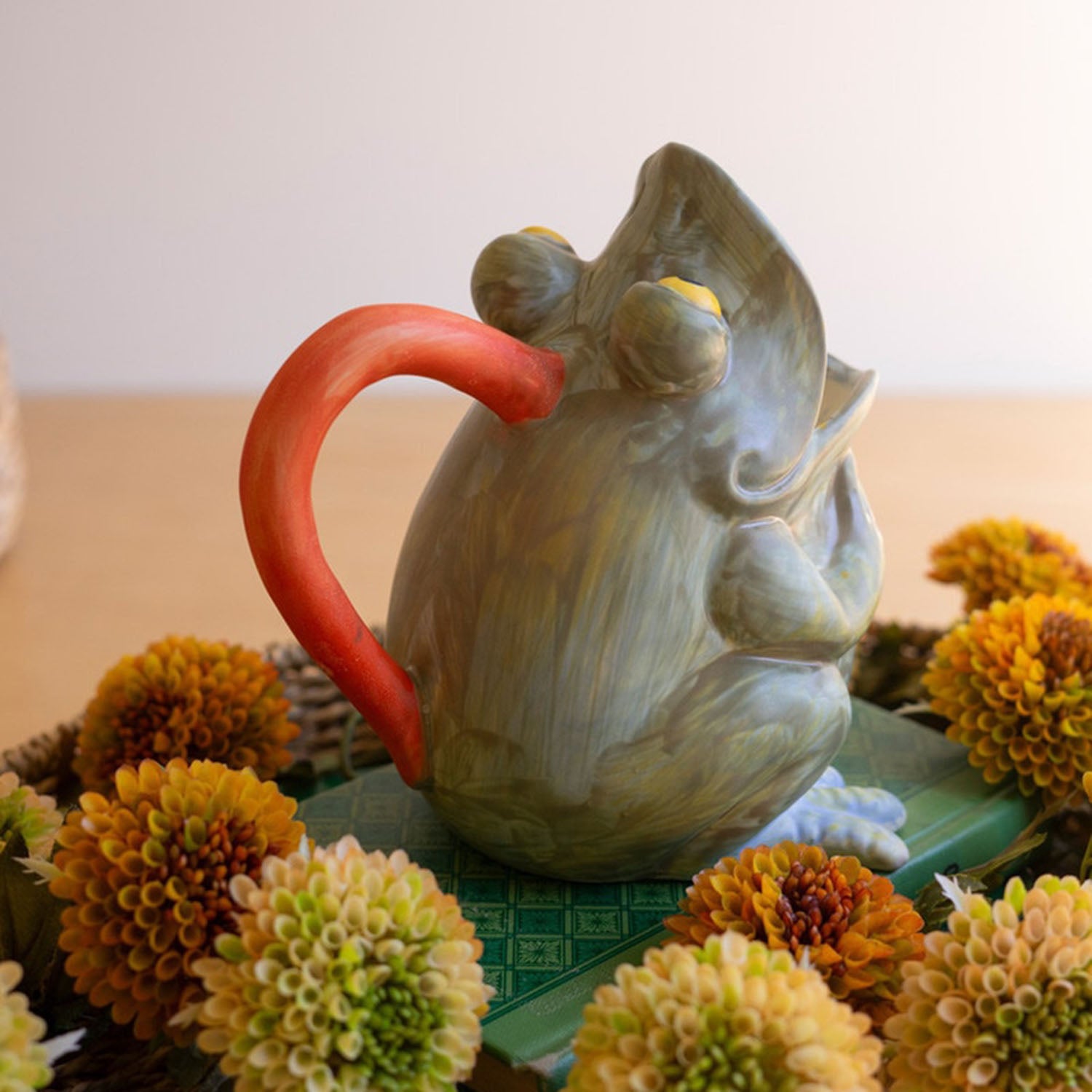 Frog Pitcher Vase