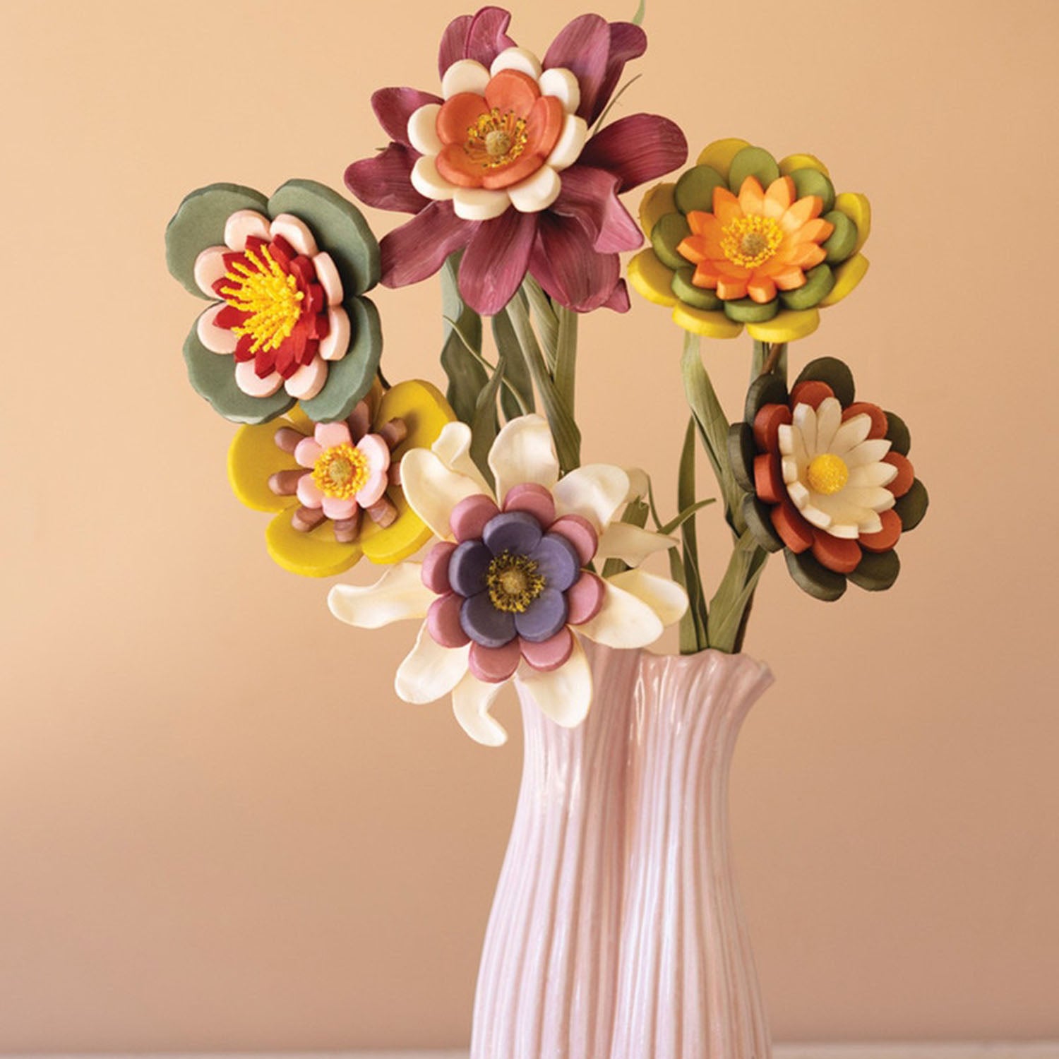 Multi-Colored Botanica Set of 12