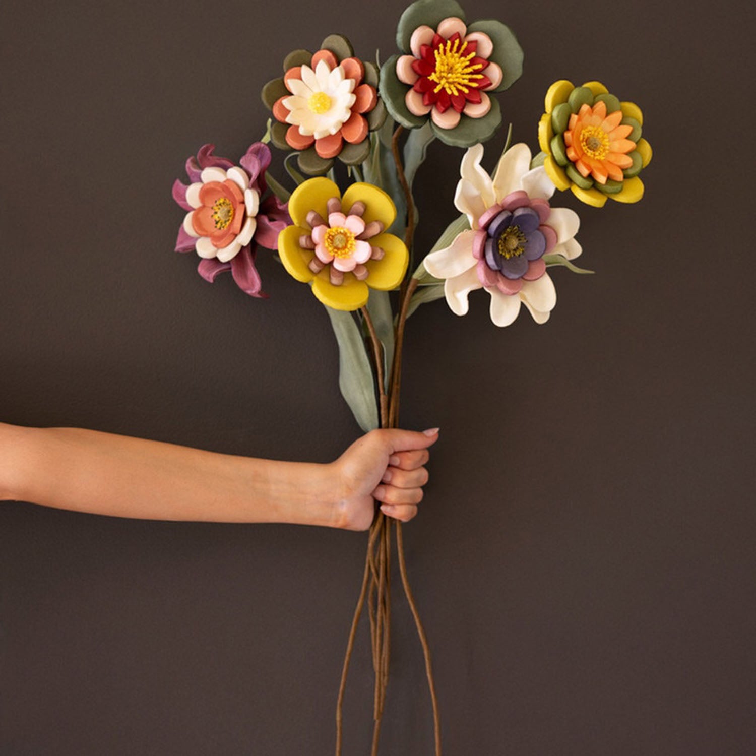 Multi-Colored Botanica Set of 12