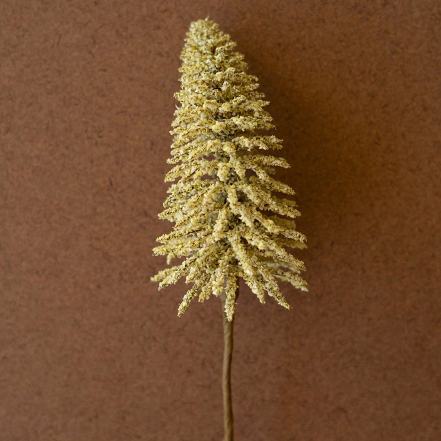 Mini Bottle Brush Trees on a Stem Set of 24