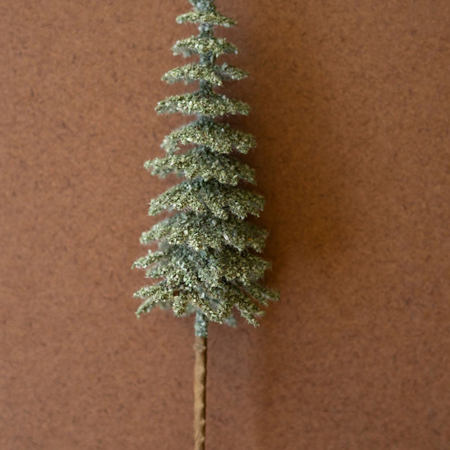 Mini Bottle Brush Trees on a Stem Set of 24