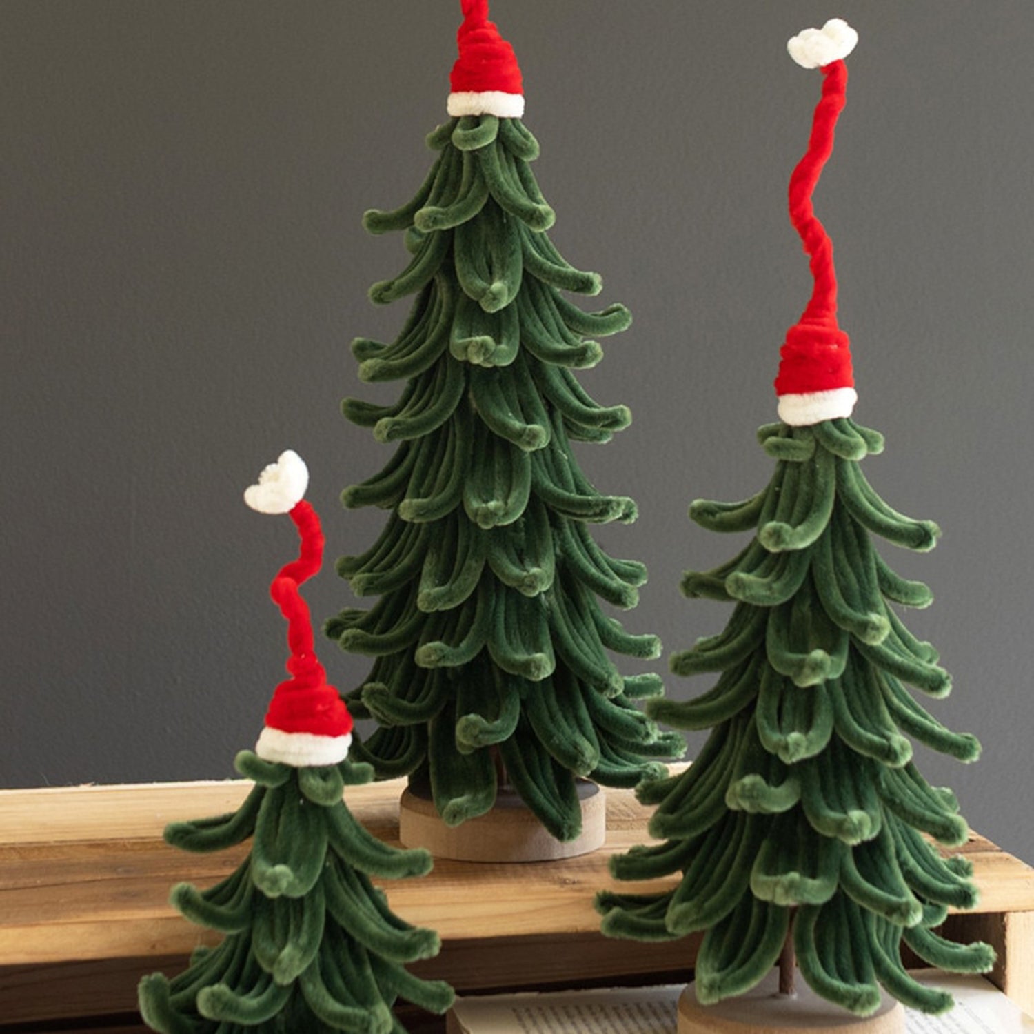 Botanica Christmas Tree with Hat Set of 3