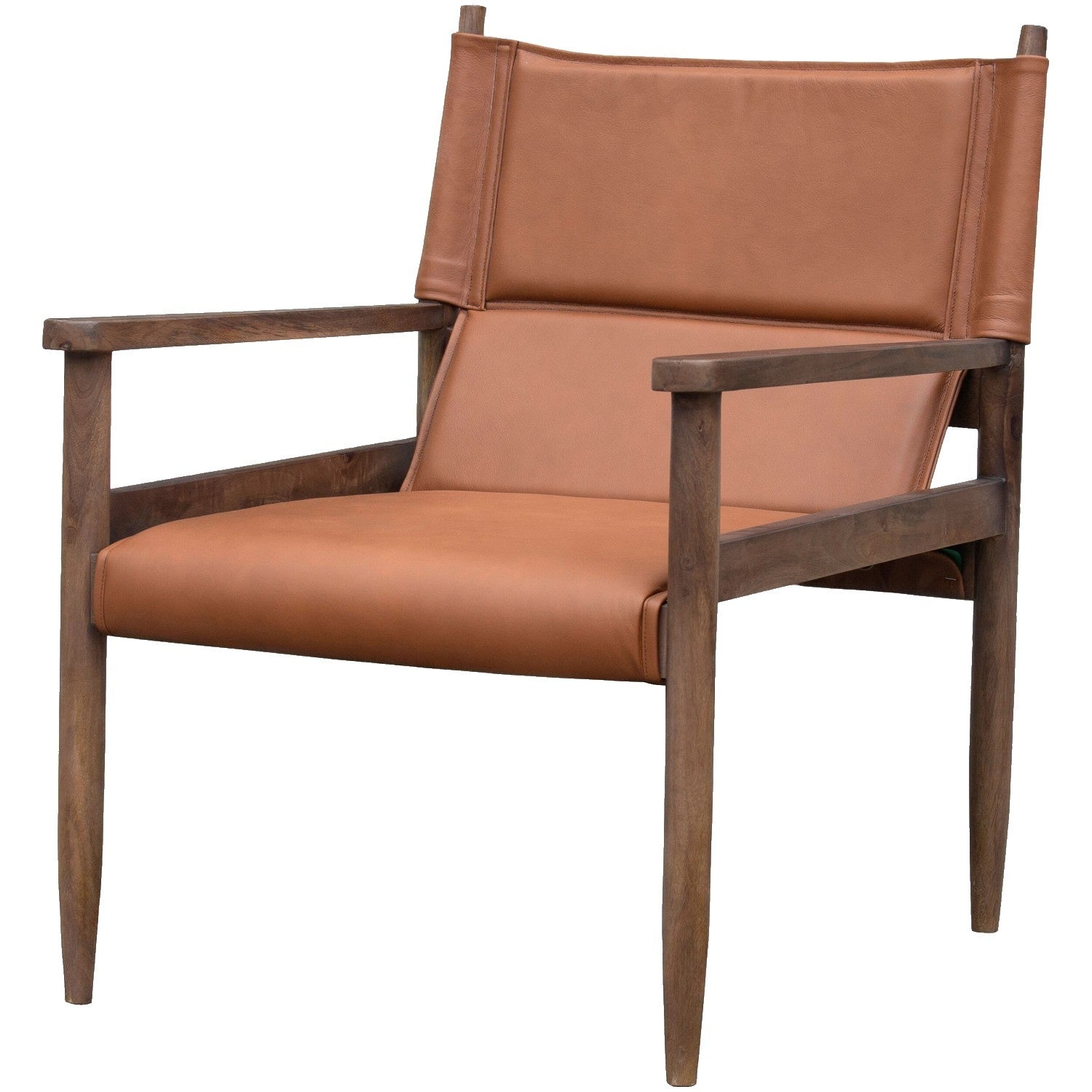 Chole Leather Accent Chair