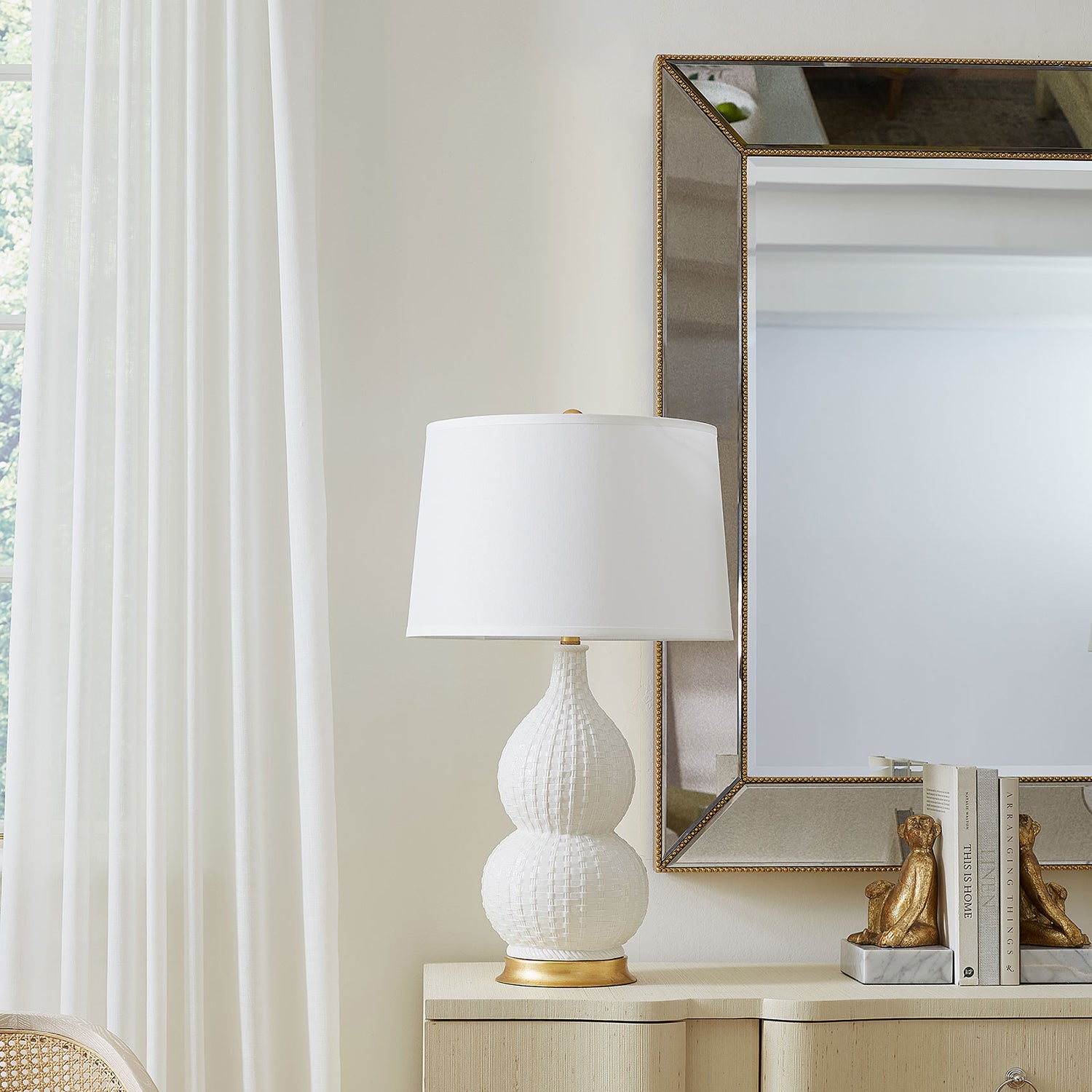 Villa and House Charlotte Table Lamp with Shade