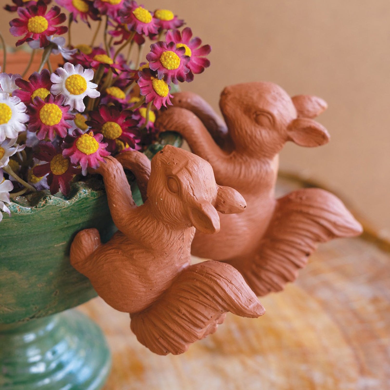 Squirrel Pot Hanger Set of 2