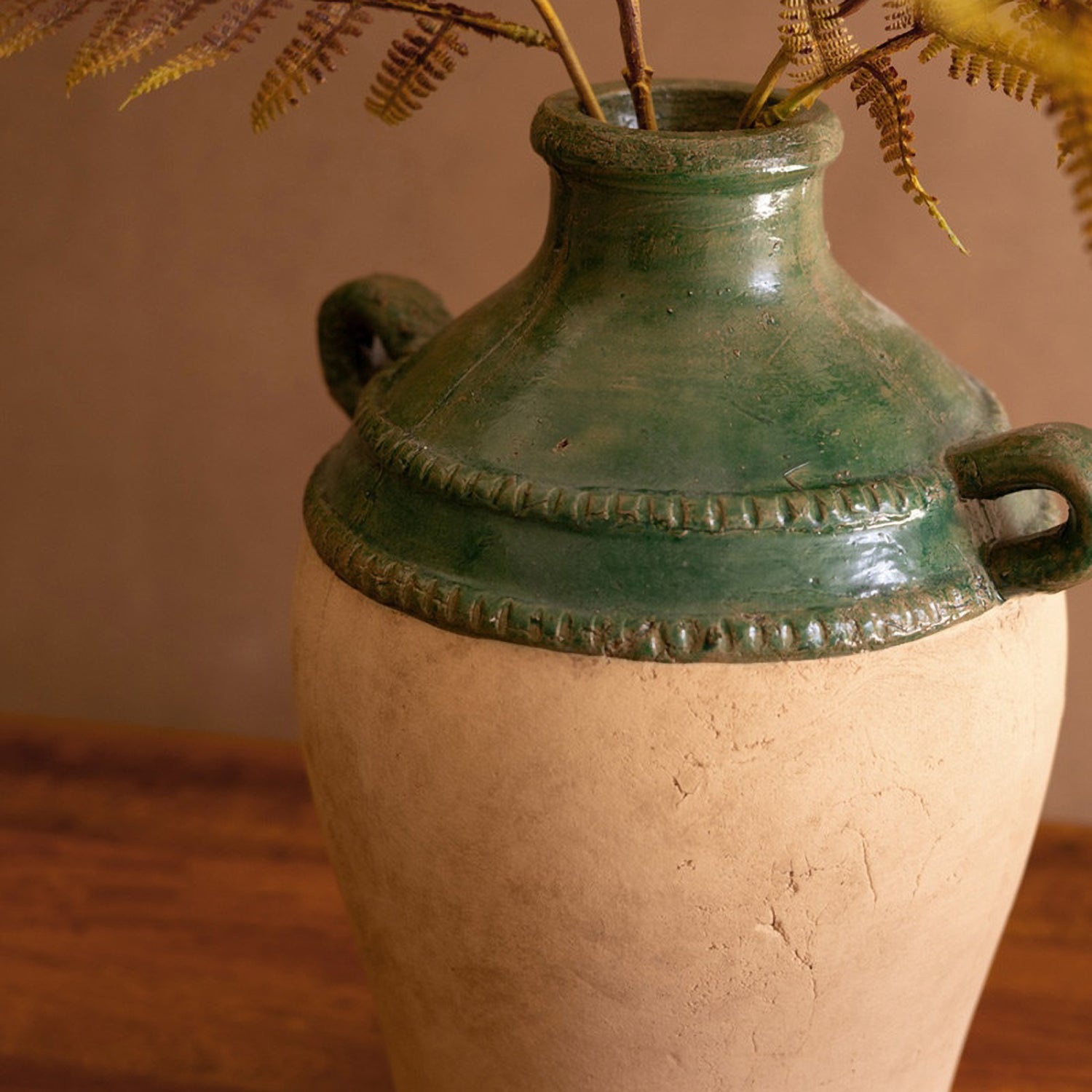 Clay Two Handle Urn