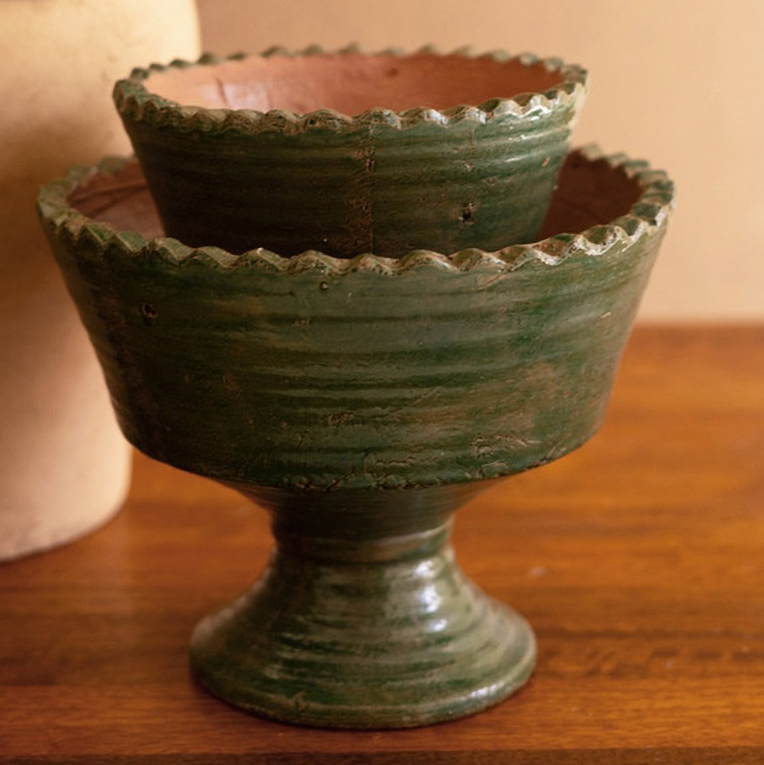 Clay Compote Set of 2