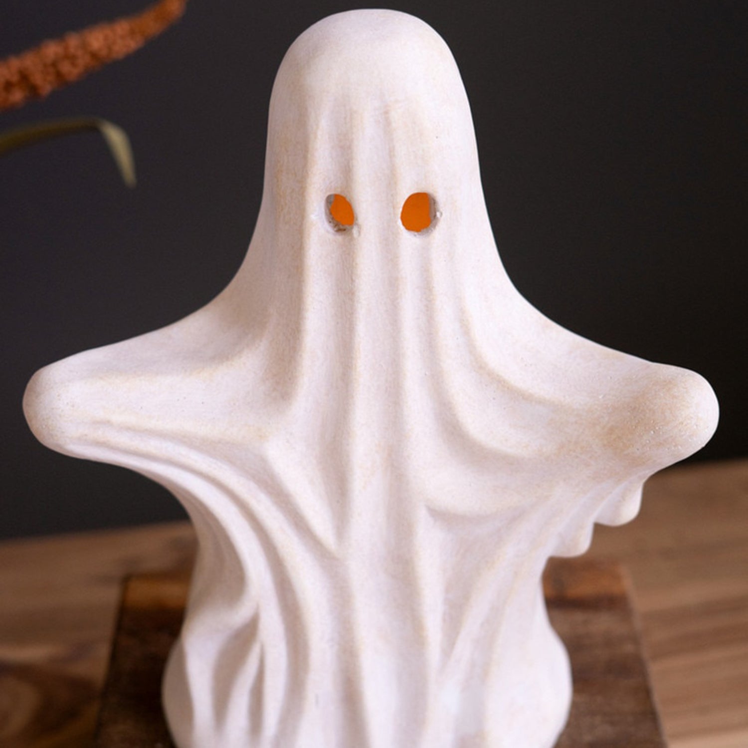 Cement Halloween Ghost Set of 2