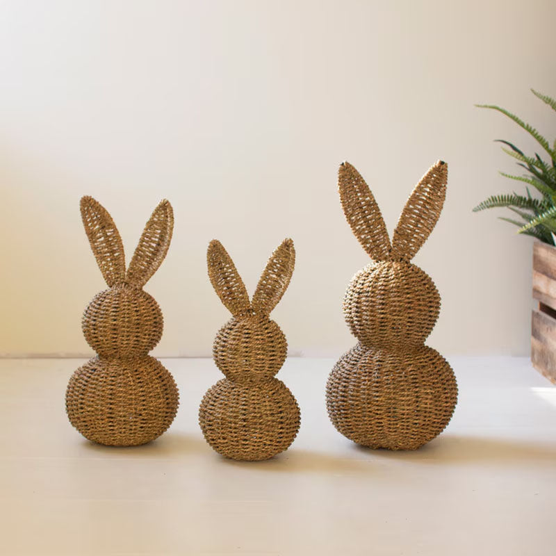 Woven Vine Easter Rabbit Set of 3