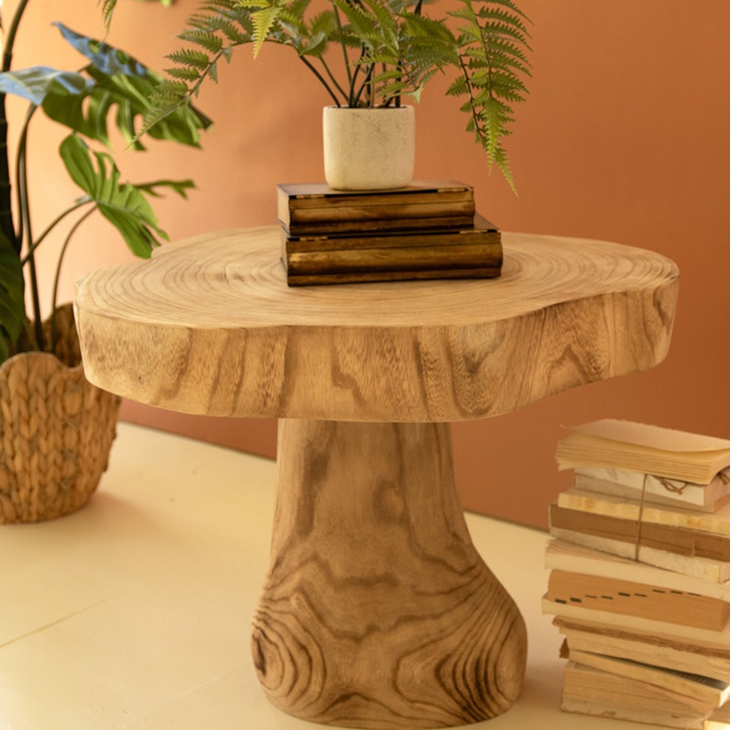 Recycled Wooden Live Edge Coffee Table