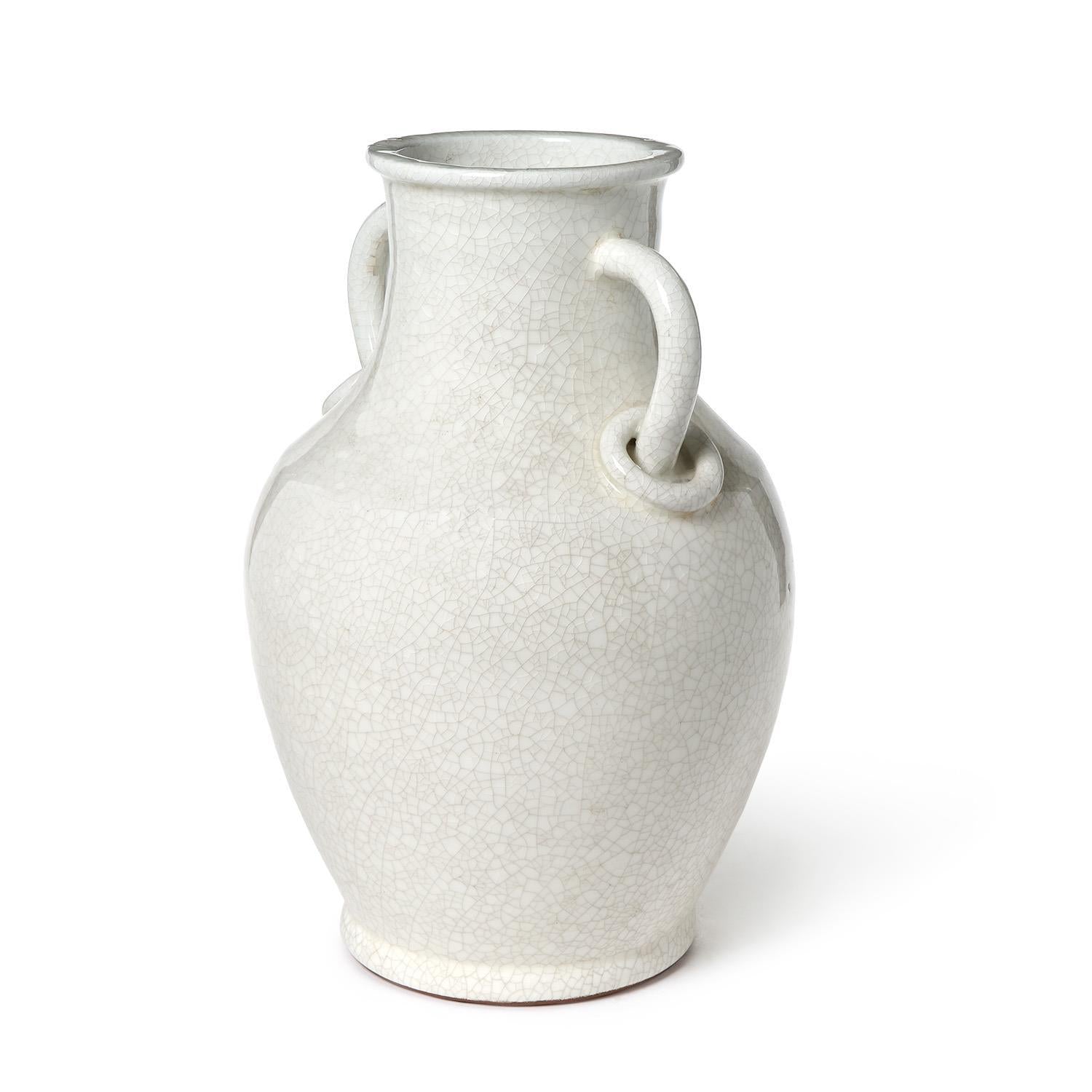 Crackle Two Handles Urn