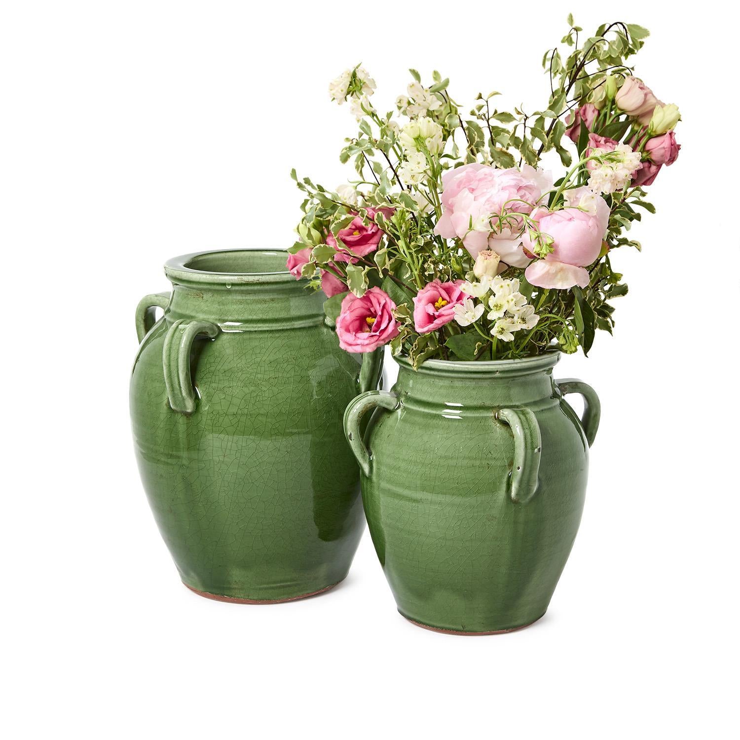 Four Handled Jar Set of 2