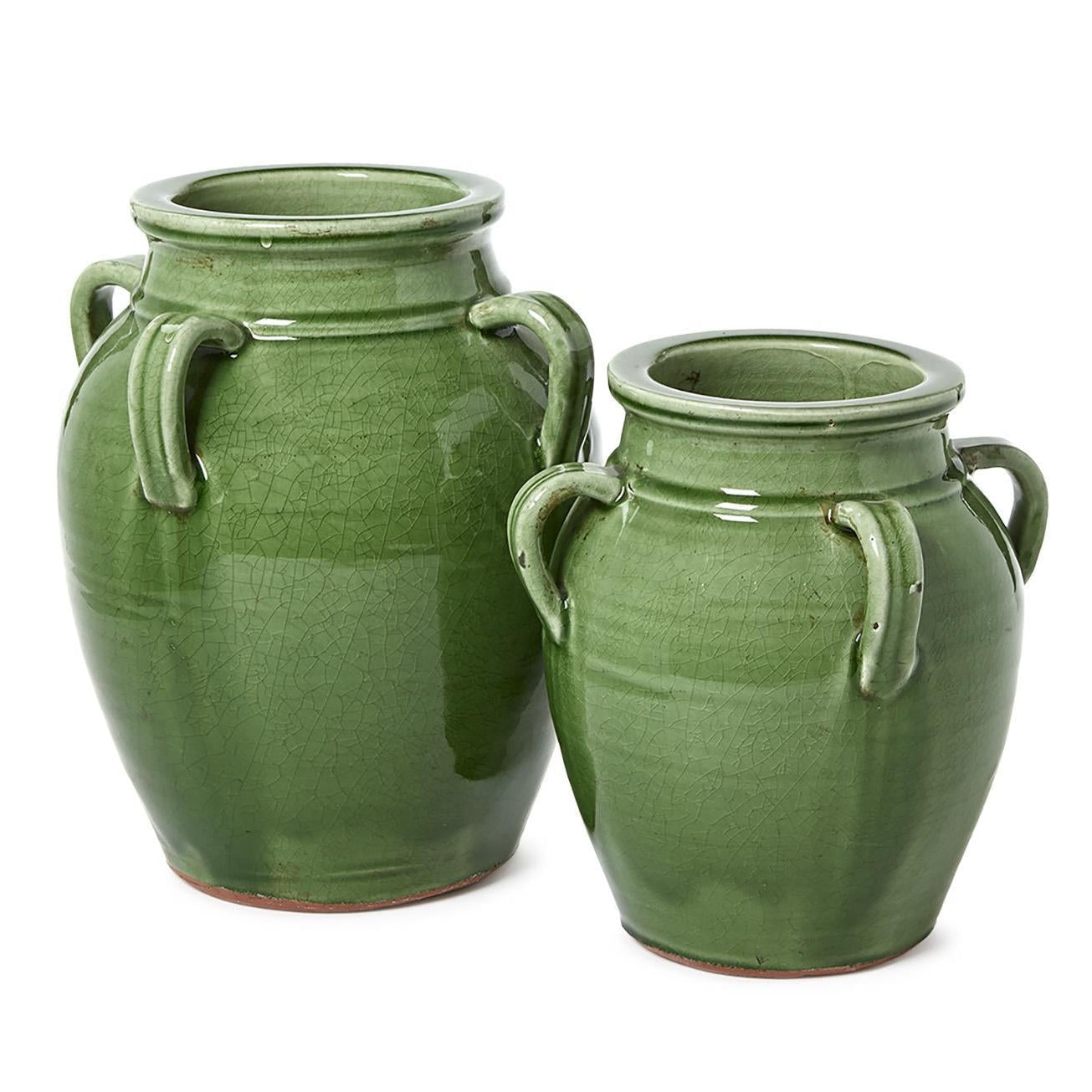Four Handled Jar Set of 2