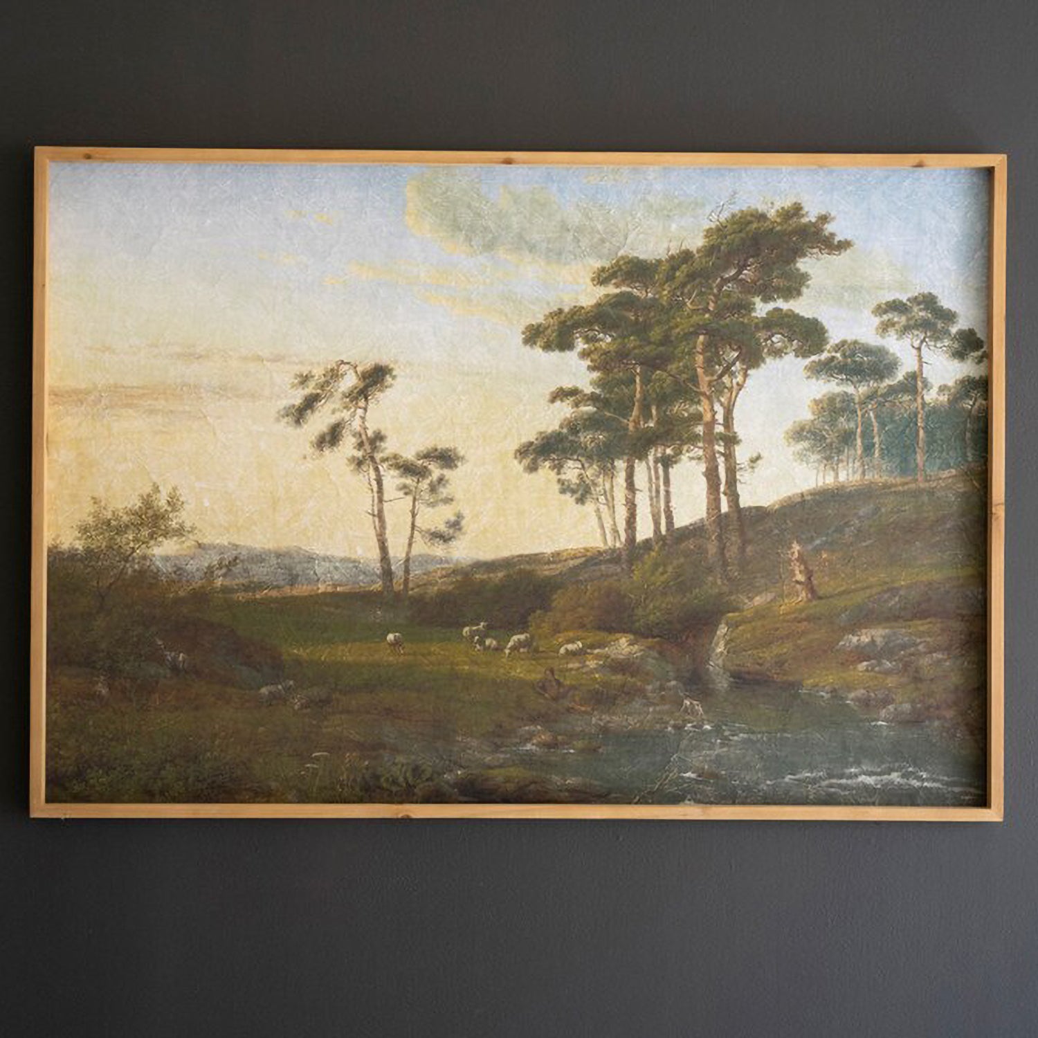 Wood Framed Landscape Artwork