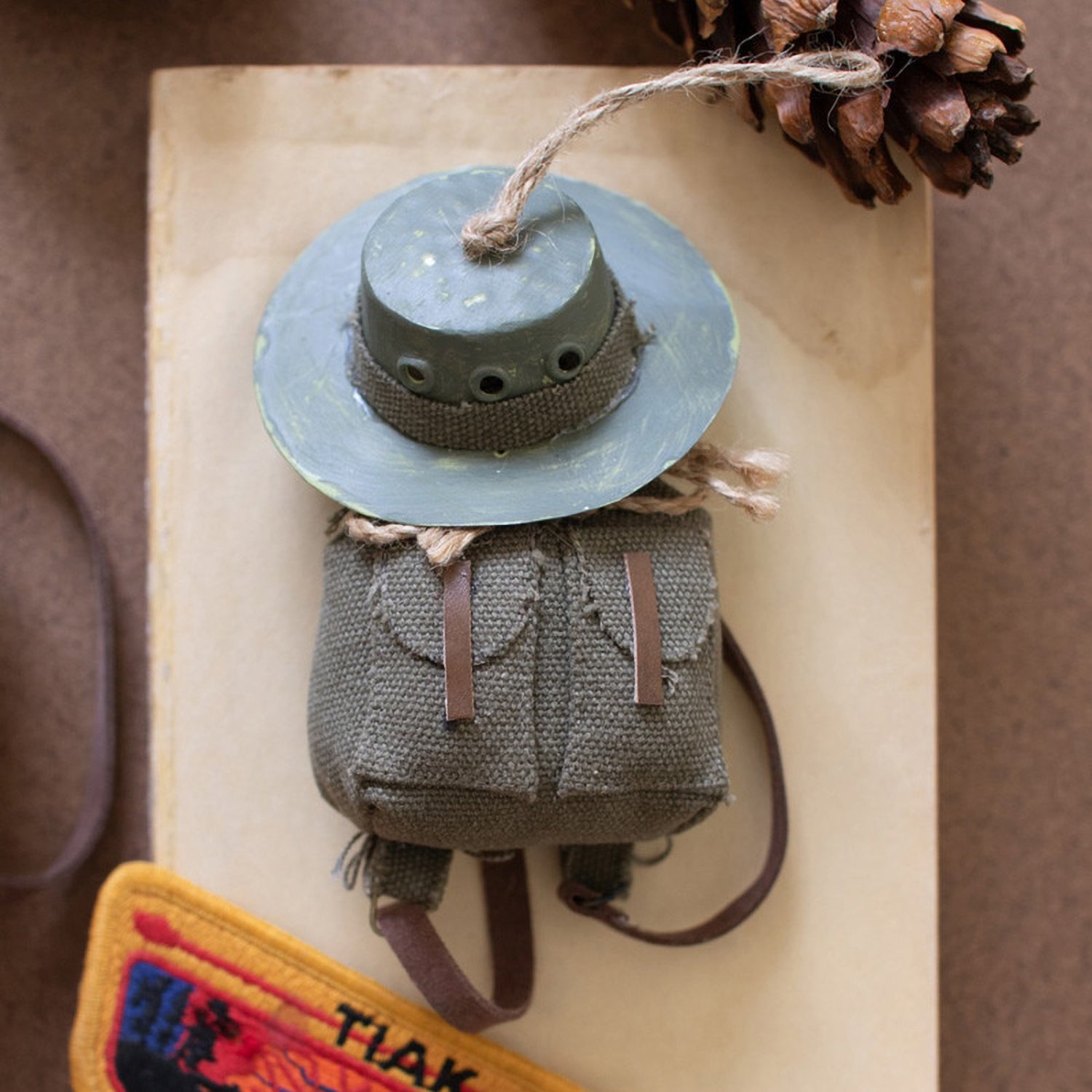 Backpack Christmas Ornament Set of 4