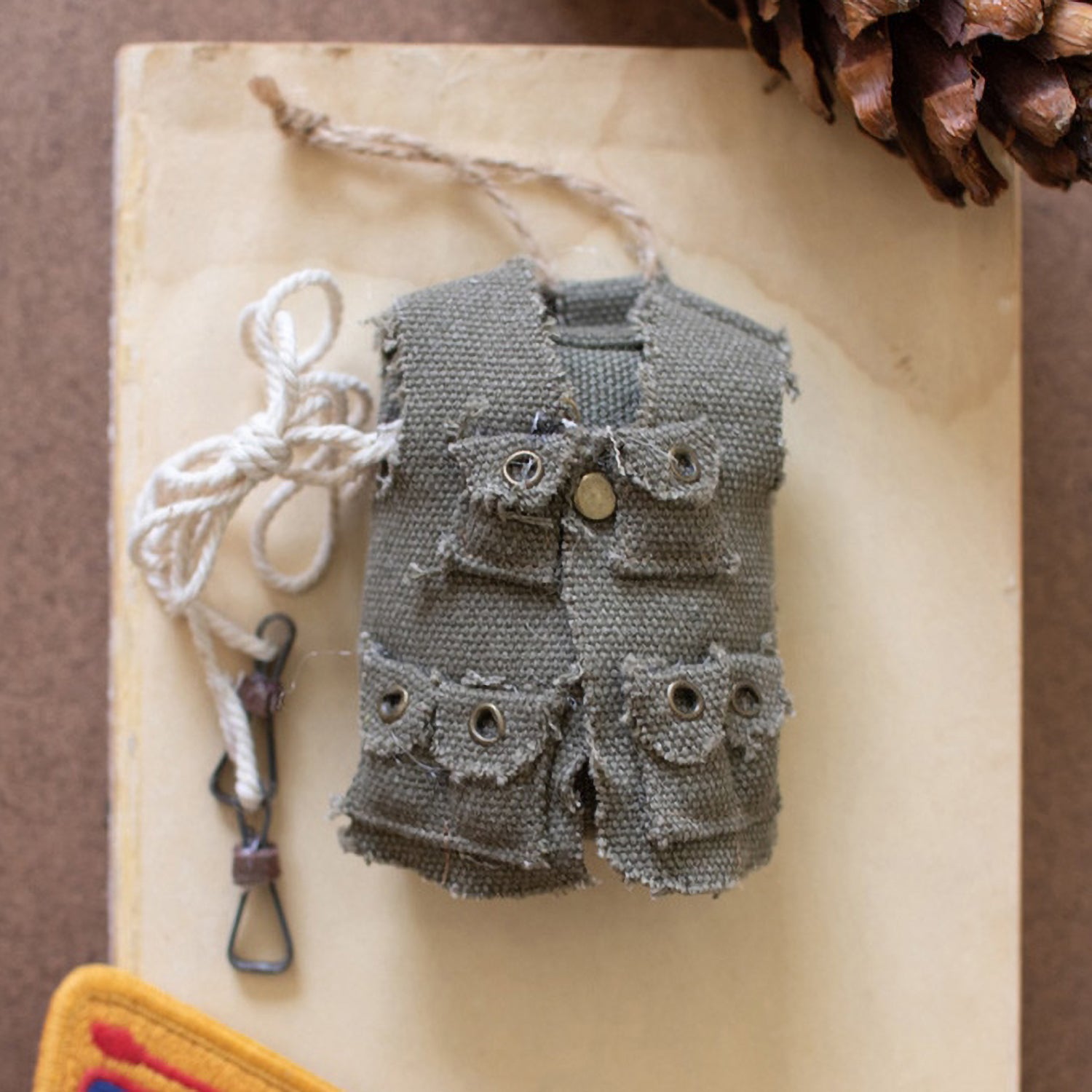 Backpack Christmas Ornament Set of 4