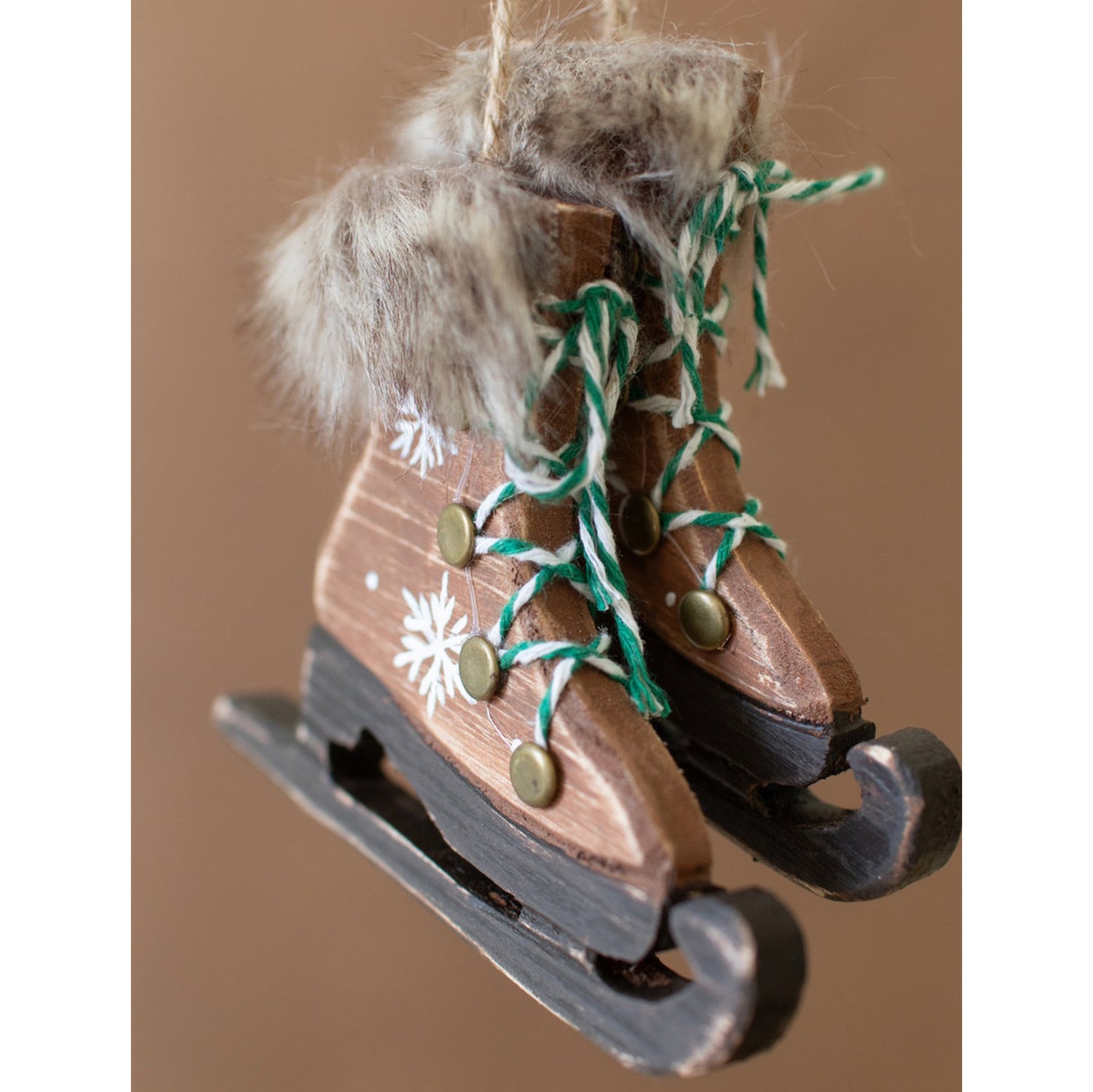 Pair of Skates Christmas Ornament Set of 6