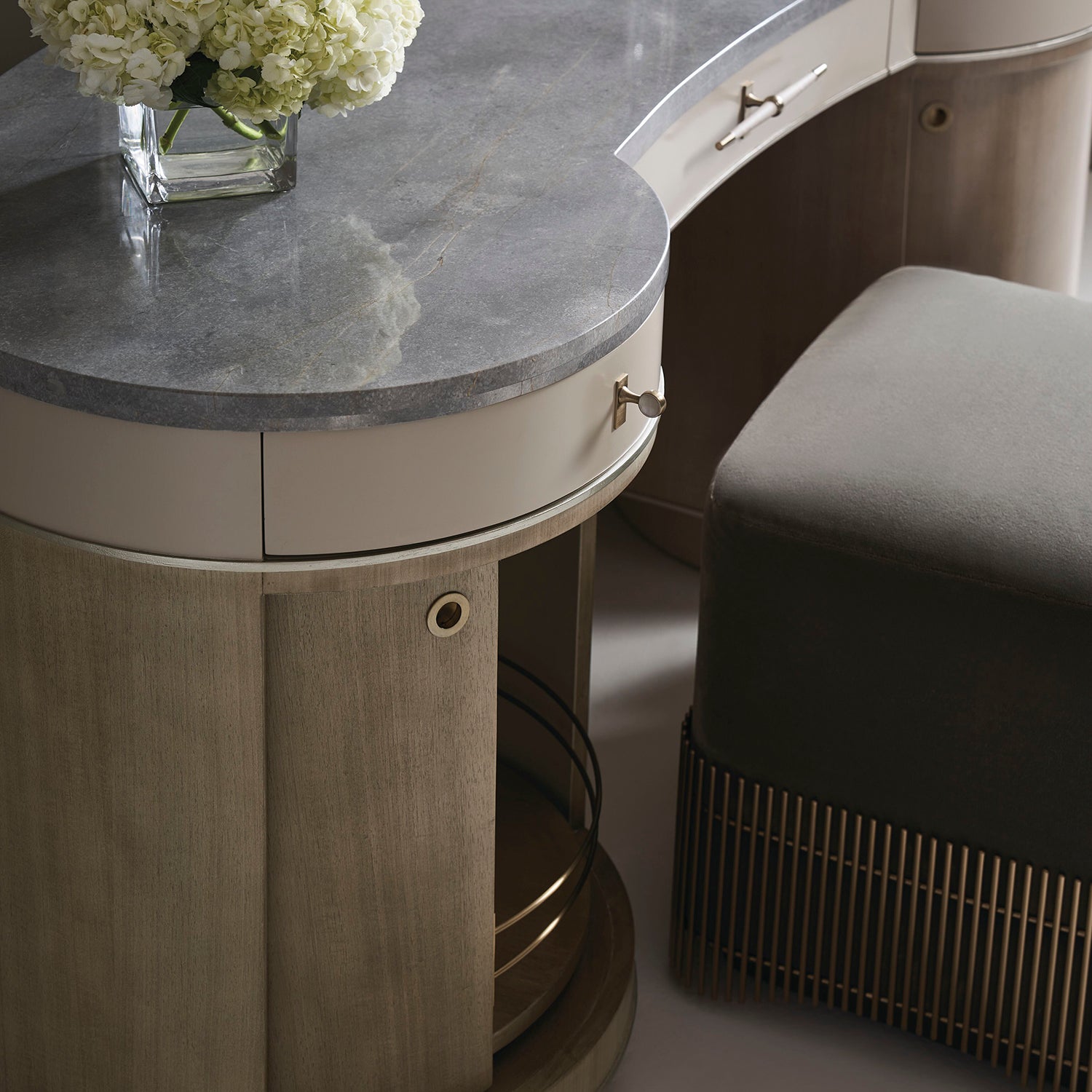 Caracole Petit Four Ottoman