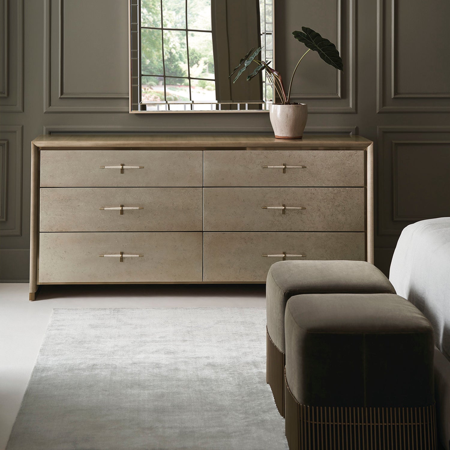 Caracole Petit Four Ottoman