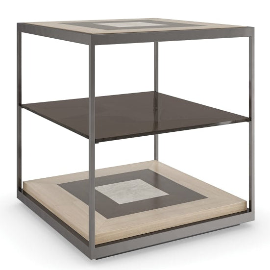Caracole Impossible Cube End Table
