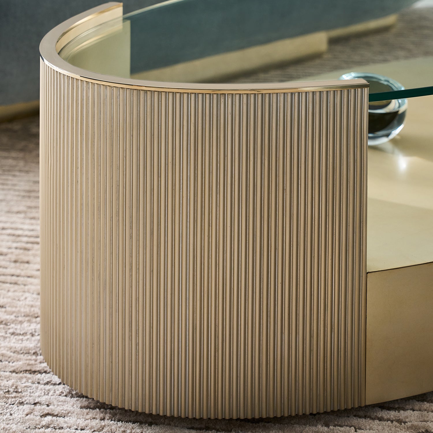 Caracole Love Oval Cocktail Table