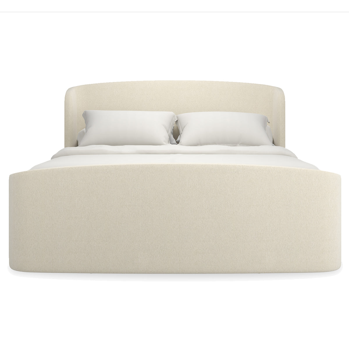 Soft Embrace Bed detail of asian hardwood