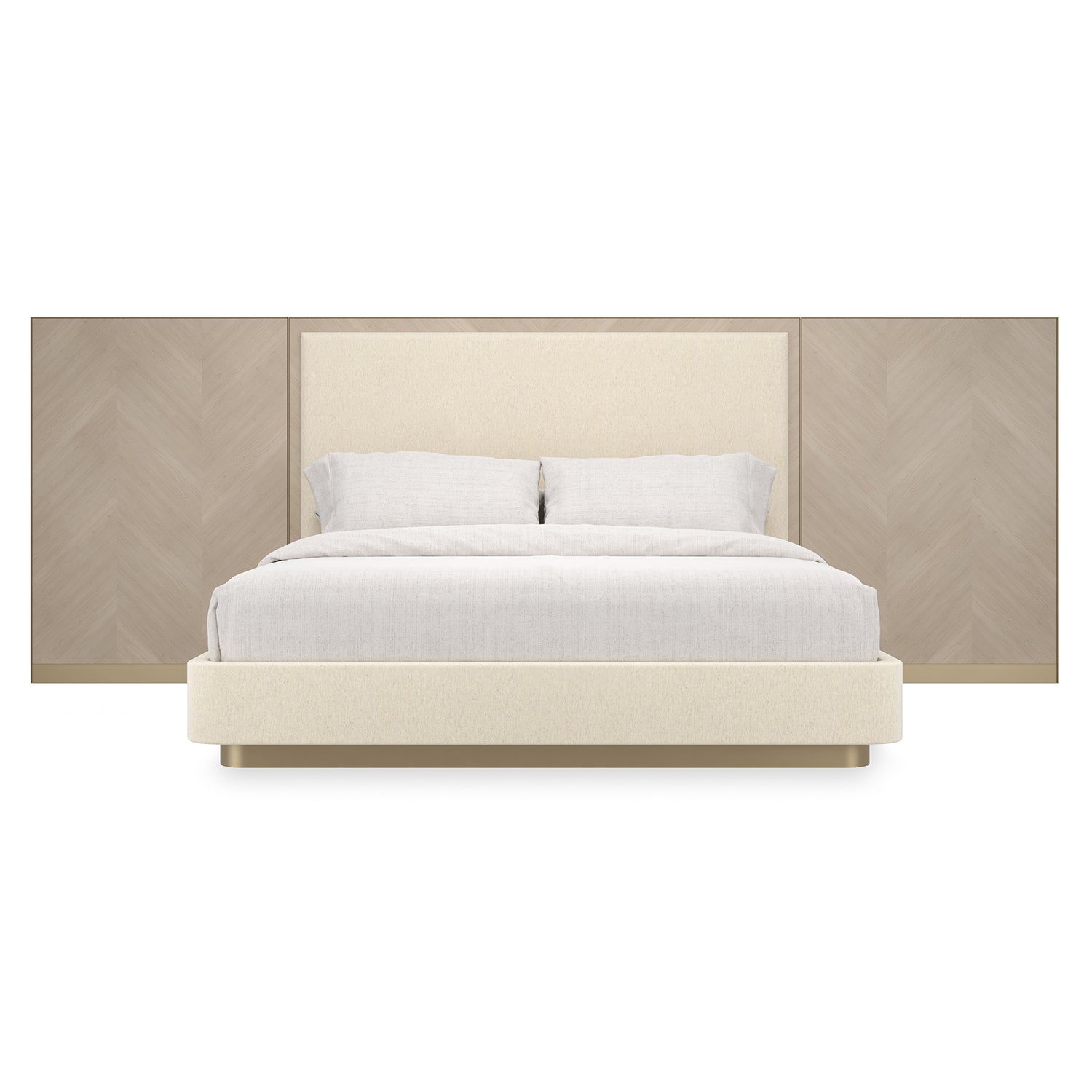 Caracole Anthology Winged Bed side profile