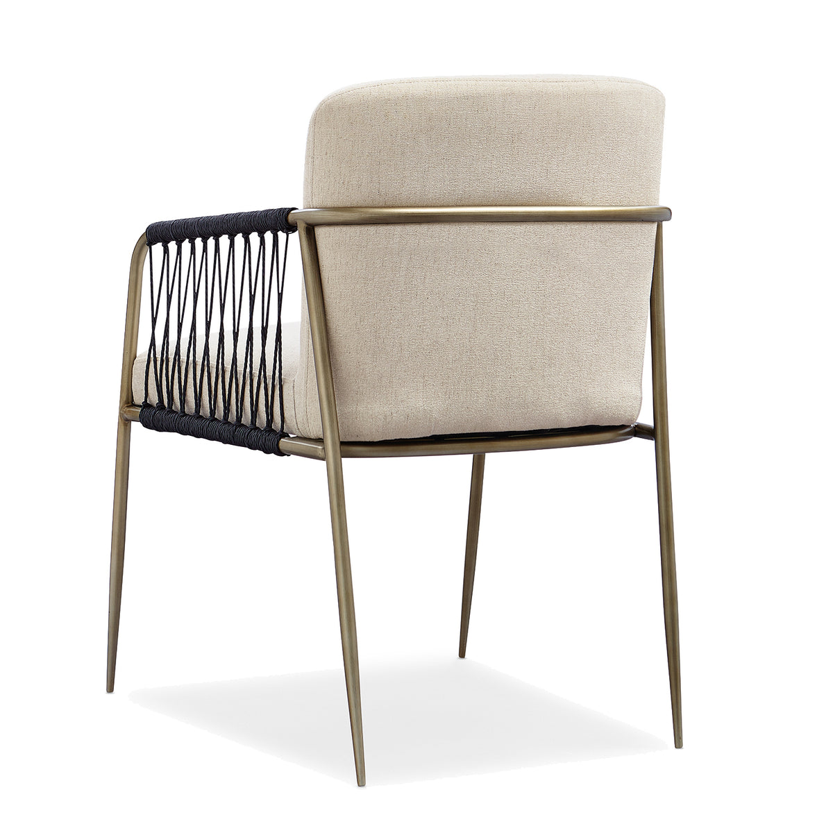 Caracole Remix Woven Dining Chair front view