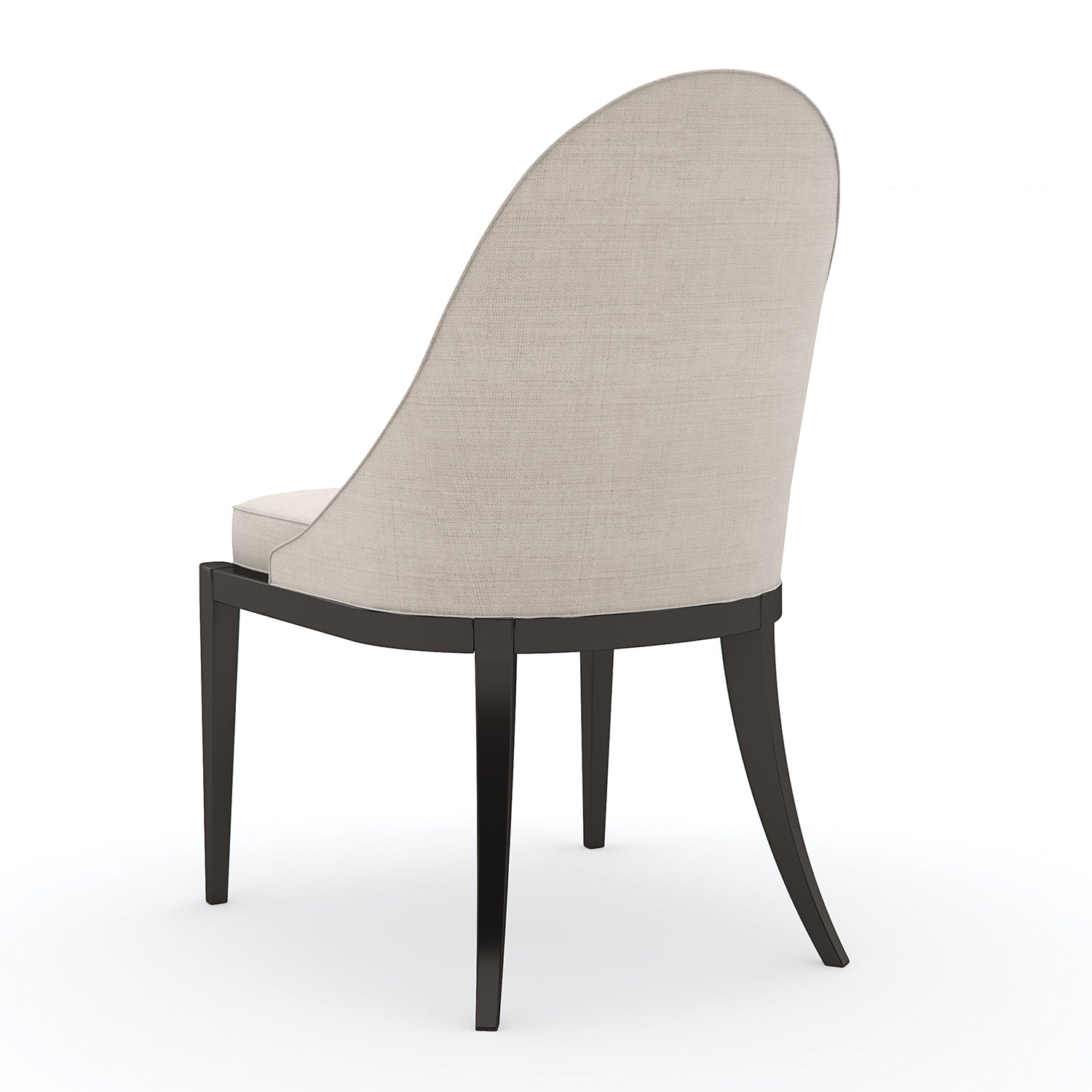 Caracole Natural Choice Side Chair Set of 2 in Ash — upholstery detail