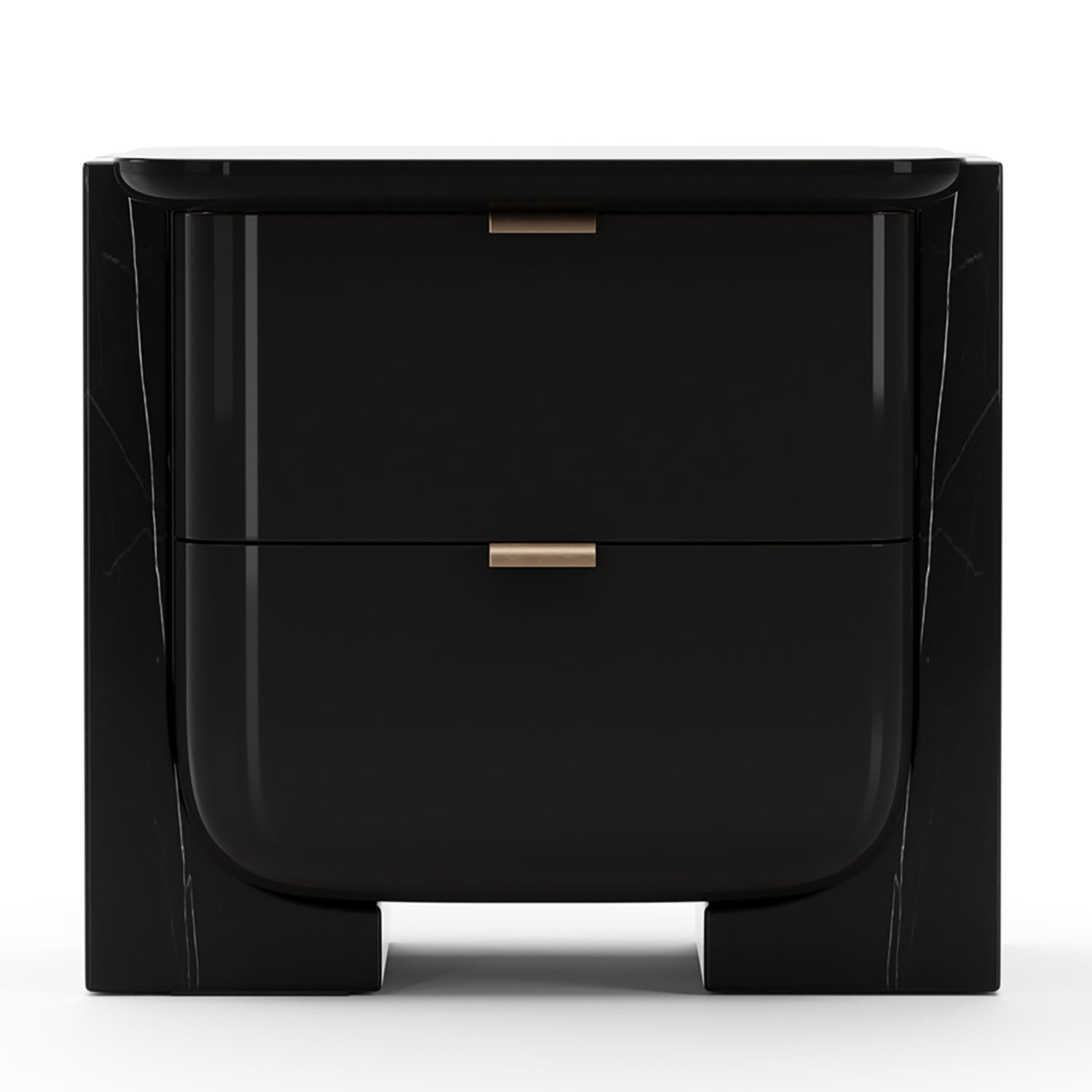 Caracole Overlap Dark Small Nightstand