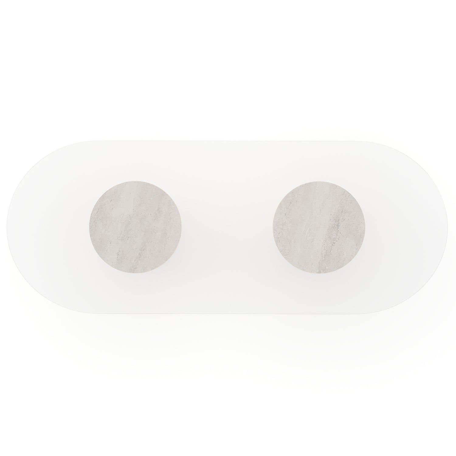 Caracole Rhythm Oval Glass Top Dining Table