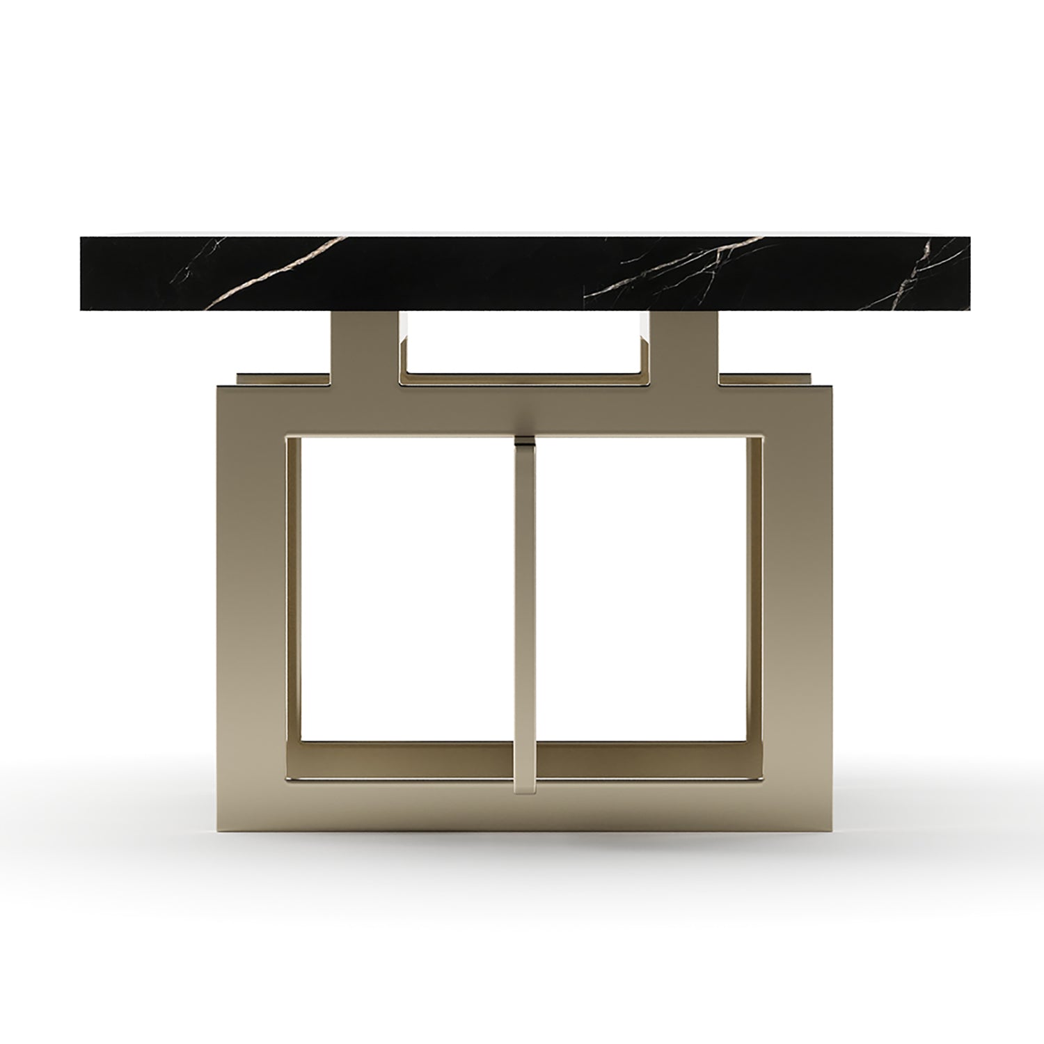 Caracole Wish You Were Here Dark 48in Rectangle Cocktail Table