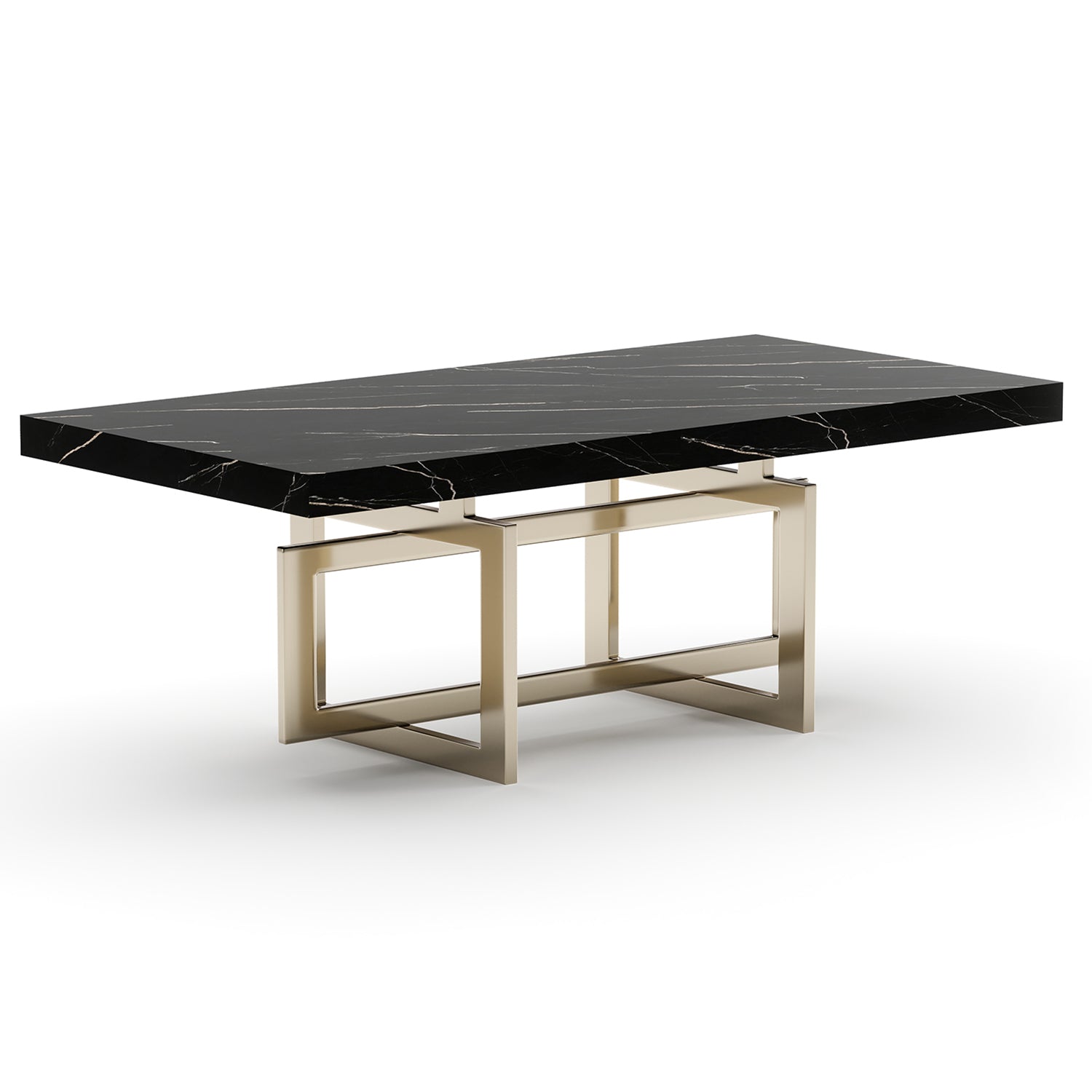 Caracole Wish You Were Here Dark 48in Rectangle Cocktail Table