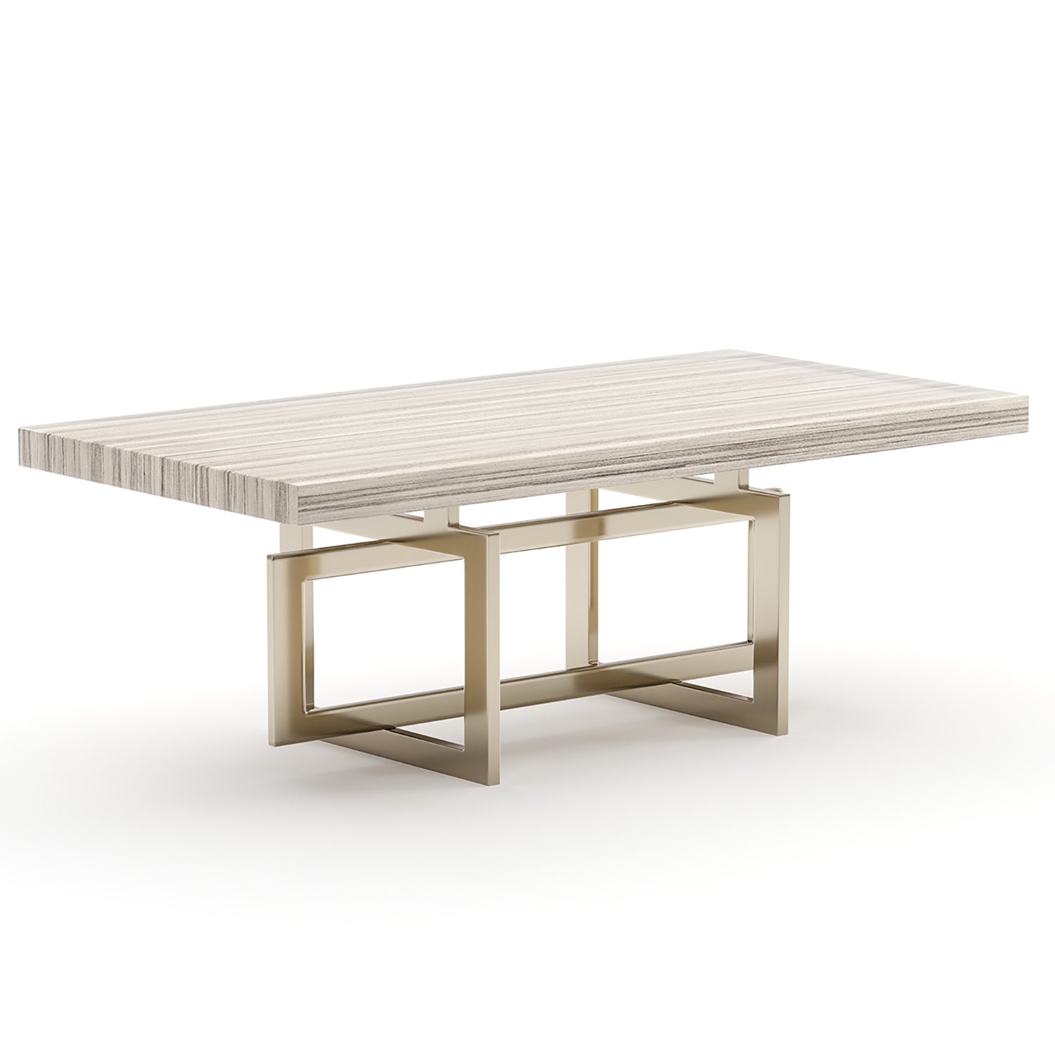 Caracole Wish You Were Here Light 48in Rectangle Cocktail Table