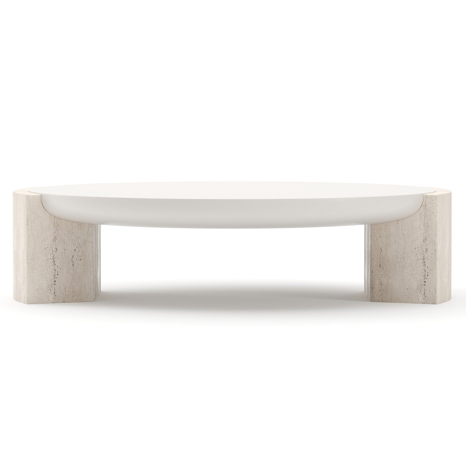 Caracole Overlap Light Round Cocktail Table