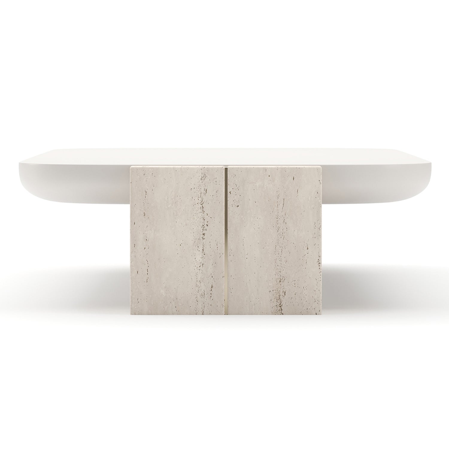 Caracole Overlap Light Rectangle Cocktail Table