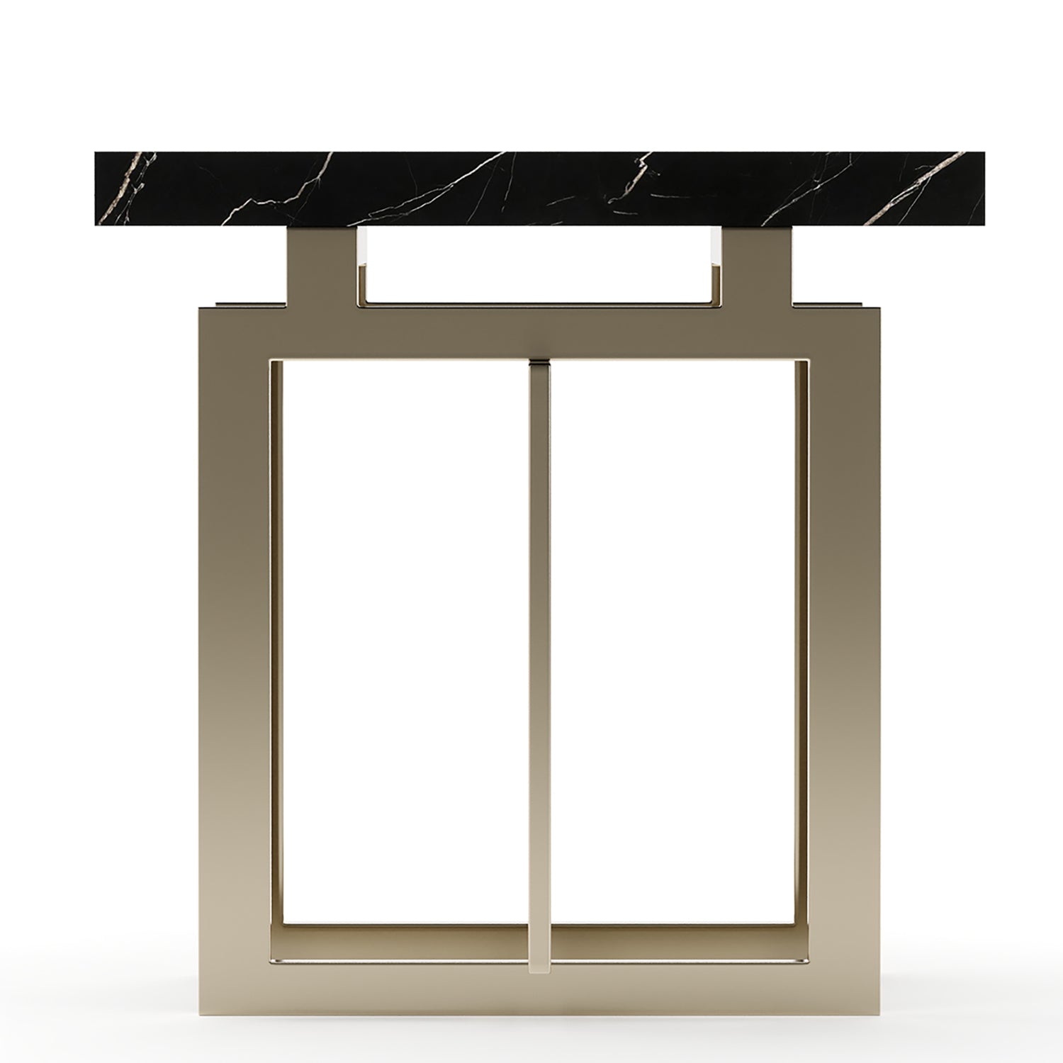 Caracole Wish You Were Here Dark Square Side Table