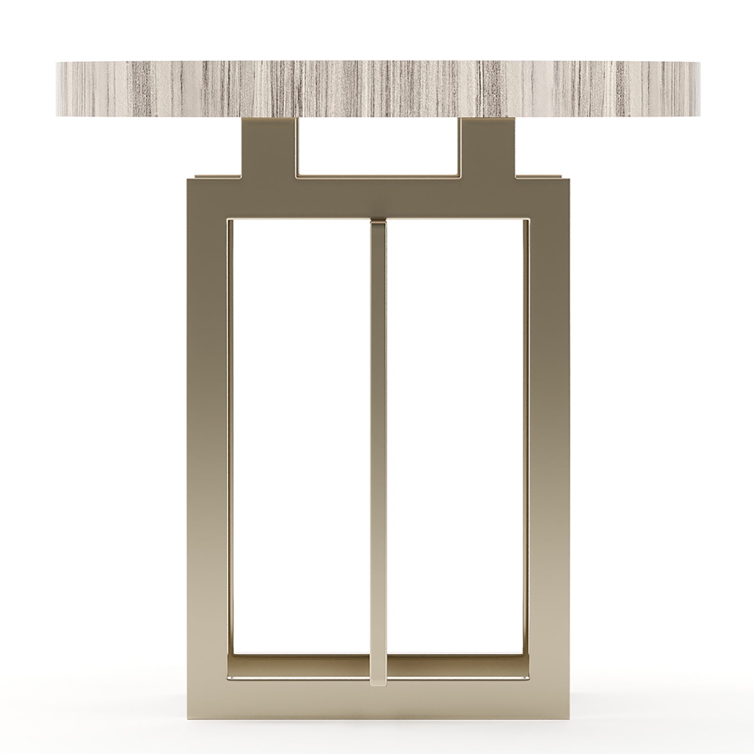 Caracole Wish You Were Here Light Round Side Table