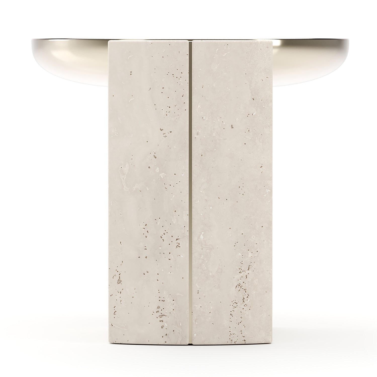 Caracole Overlap Light Round Side Table