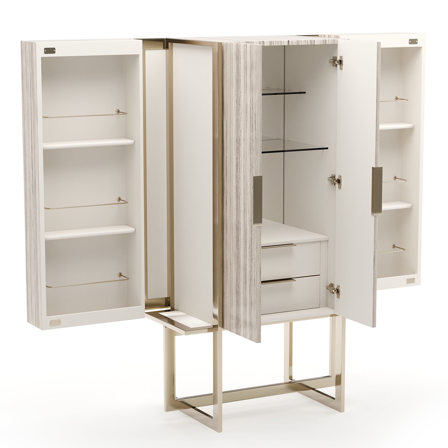 Caracole Wish You Were Here Light Bar Cabinet