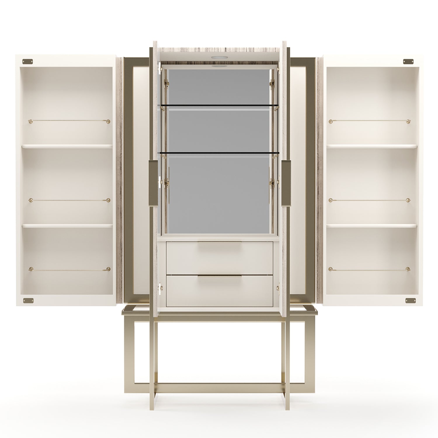 Caracole Wish You Were Here Light Bar Cabinet