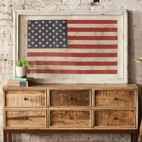 American Flag Framed Wall Art