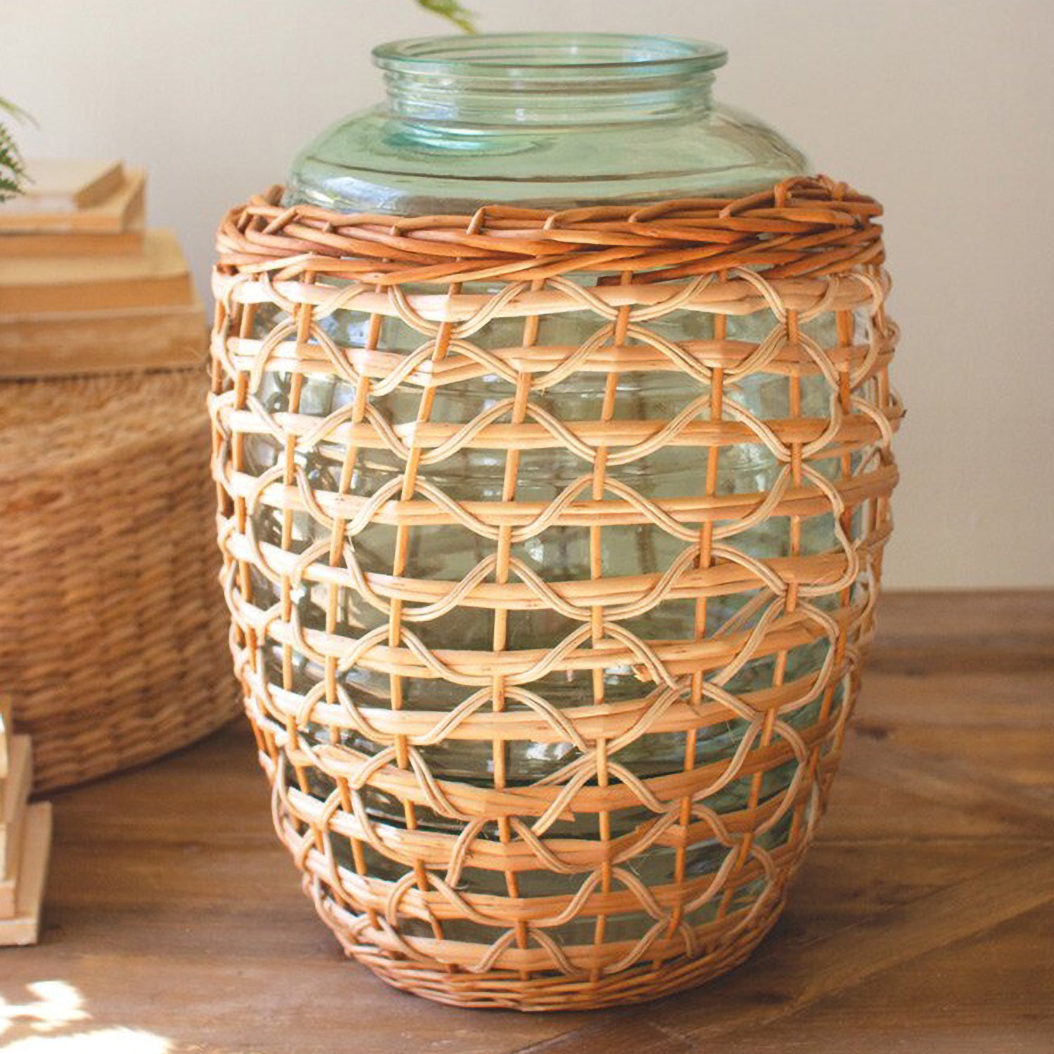 Wiilow Wrapped Vase