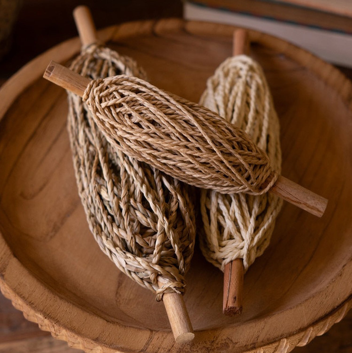 Spools of Paper Rope Set of 3