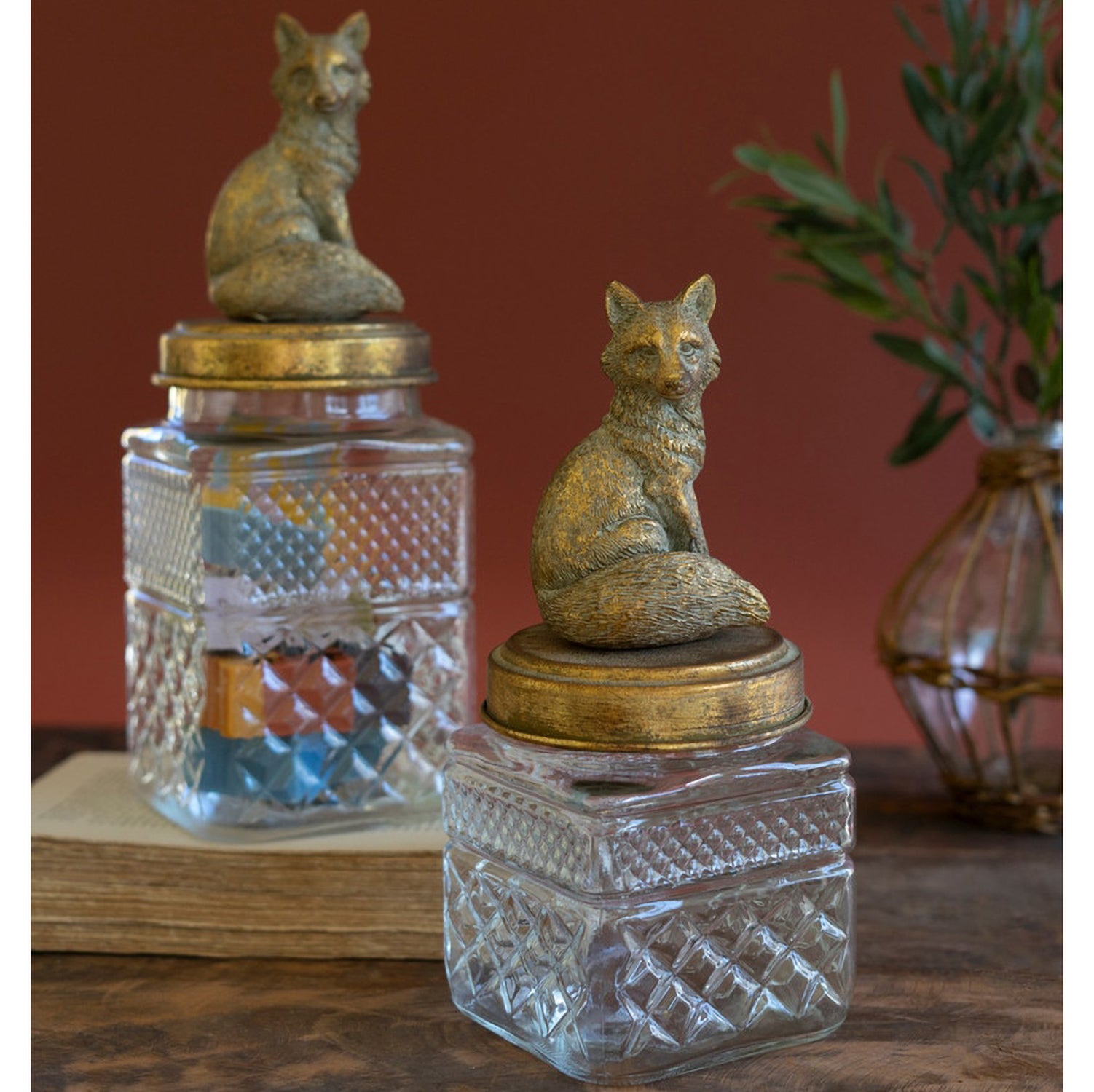 Fox Canister Set of 2