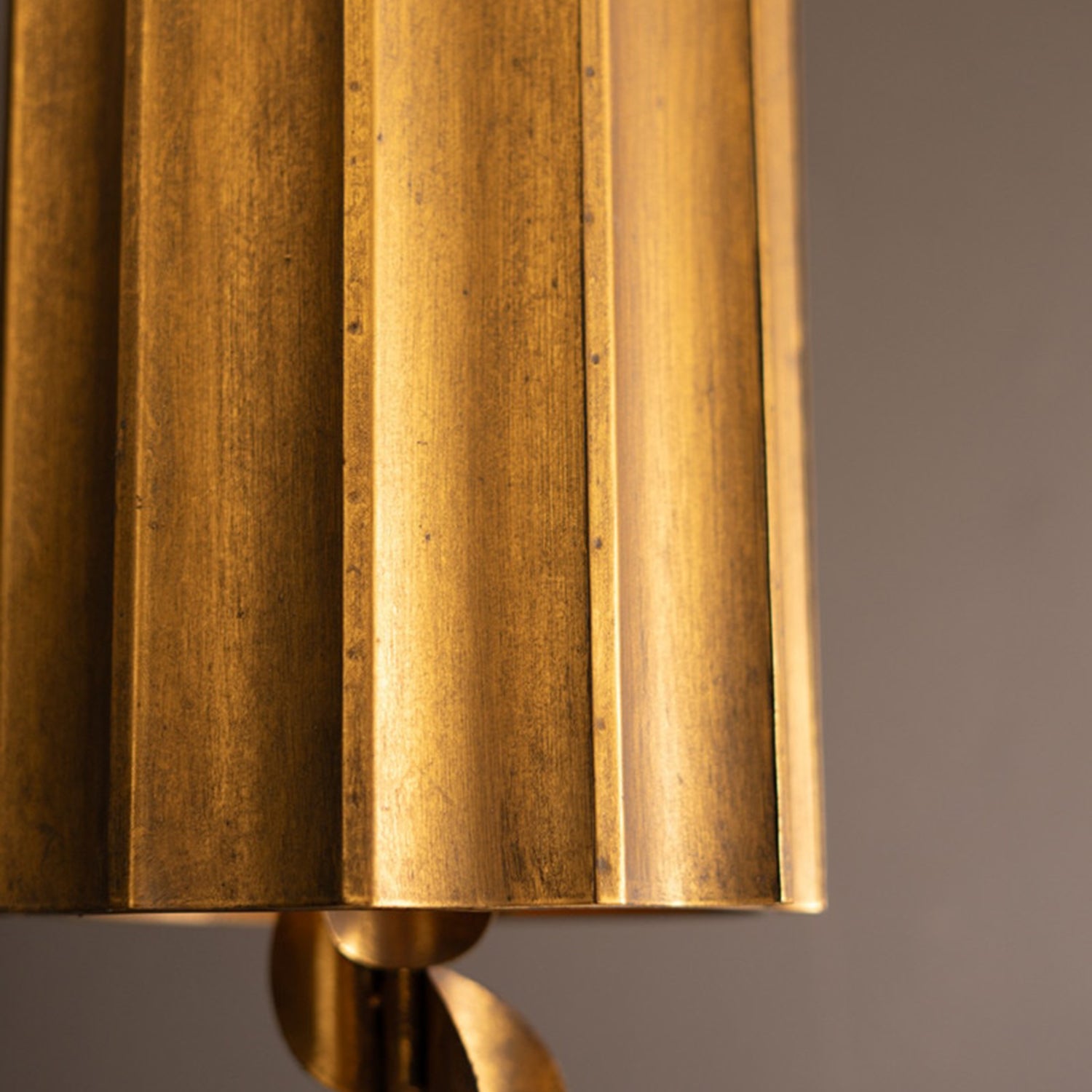 Tall Metal Antique Gold Table Lamp