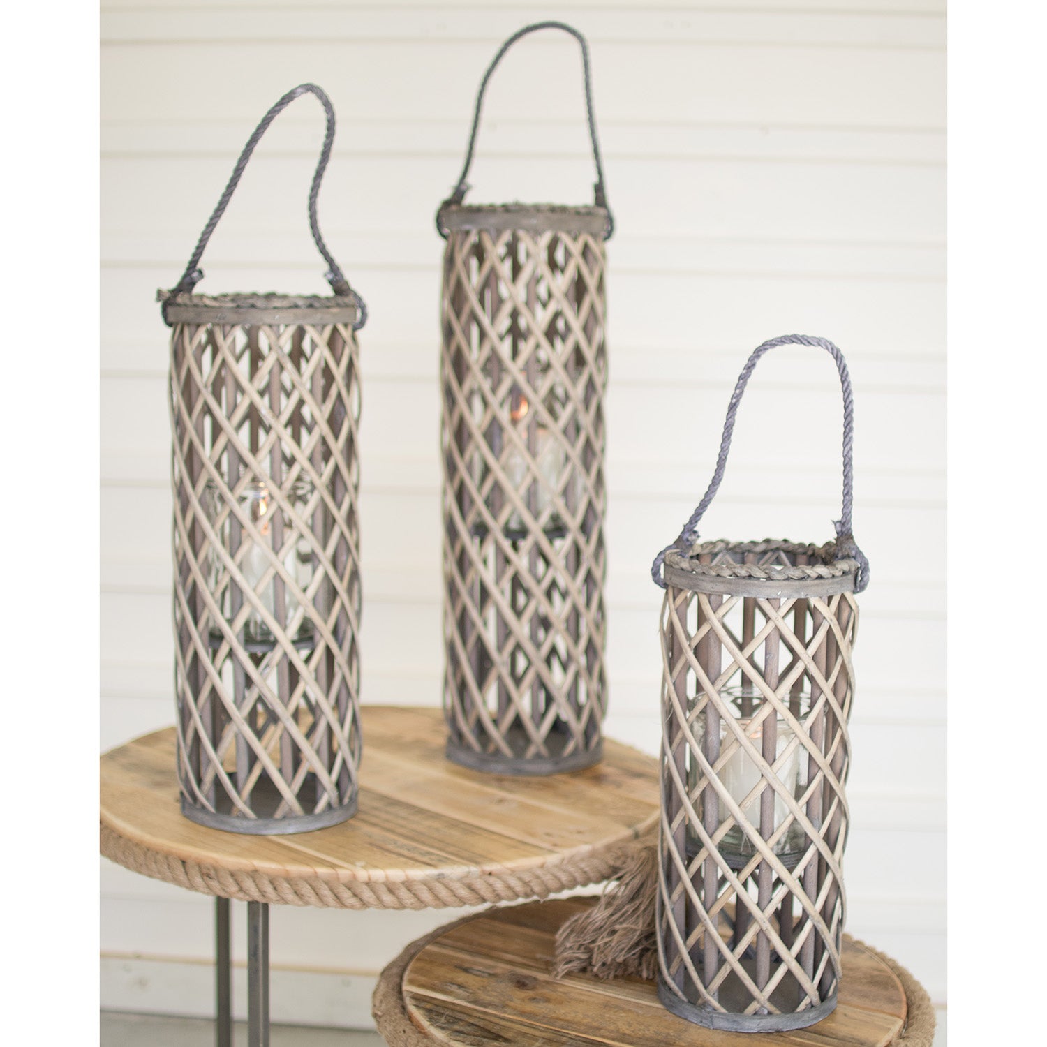 Willow Candle Lantern Set of 3