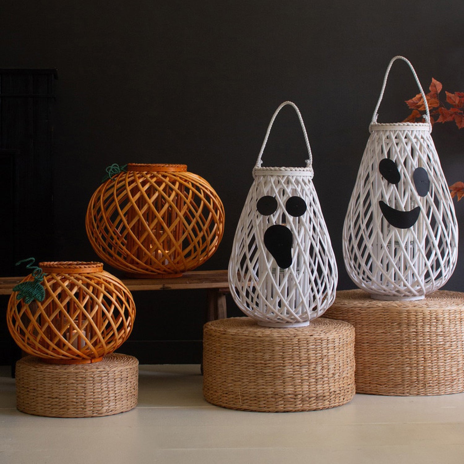 Willow Ghost Lantern Set of 2